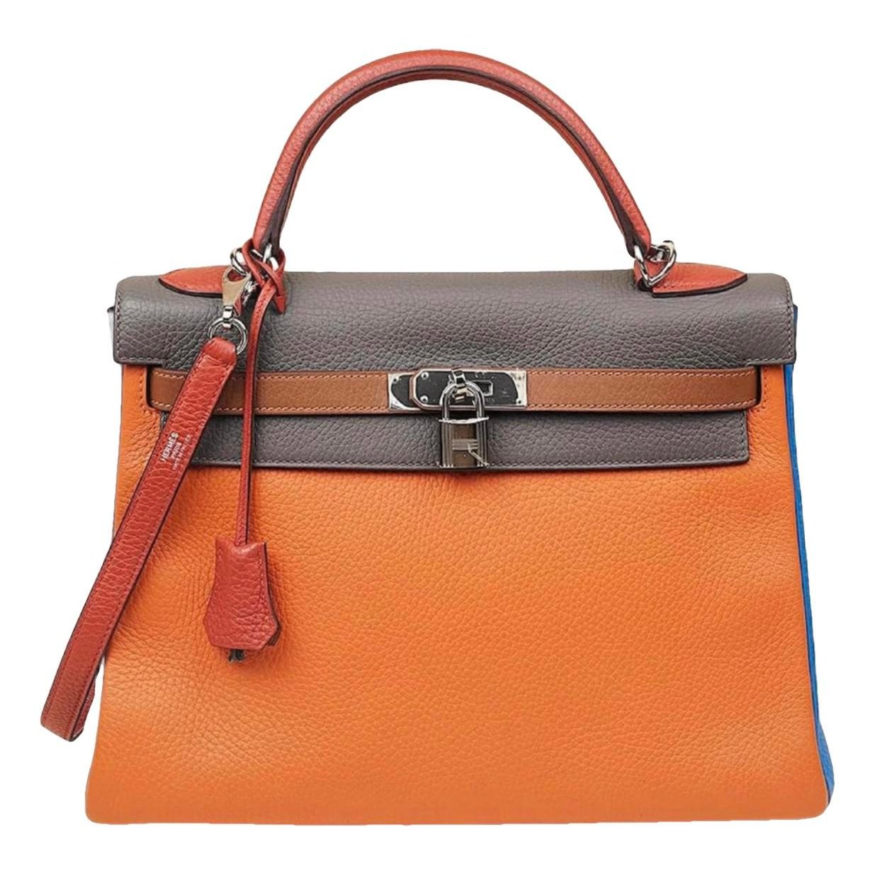 Kelly 28 leather handbag