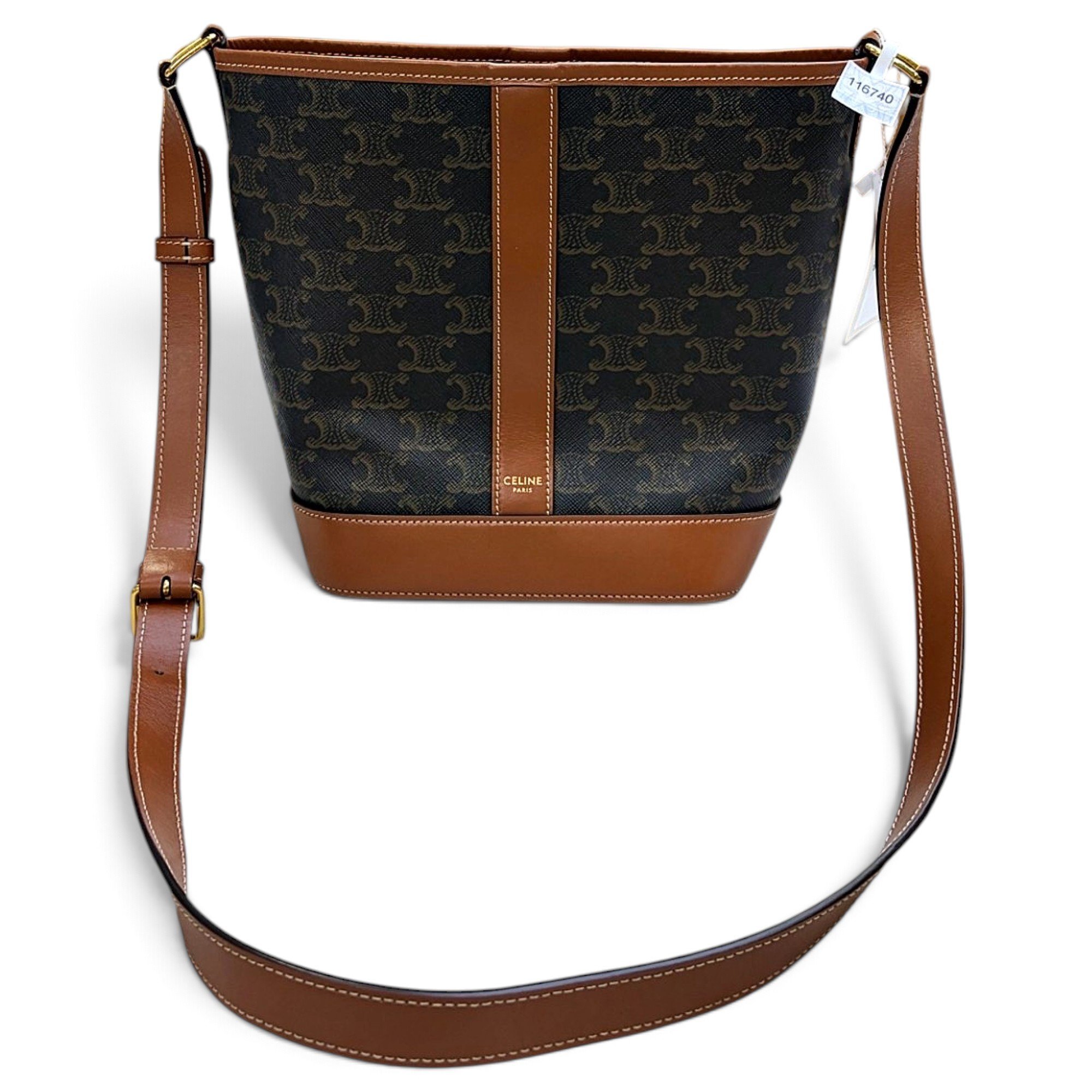 SAC SEAU leather handbag
