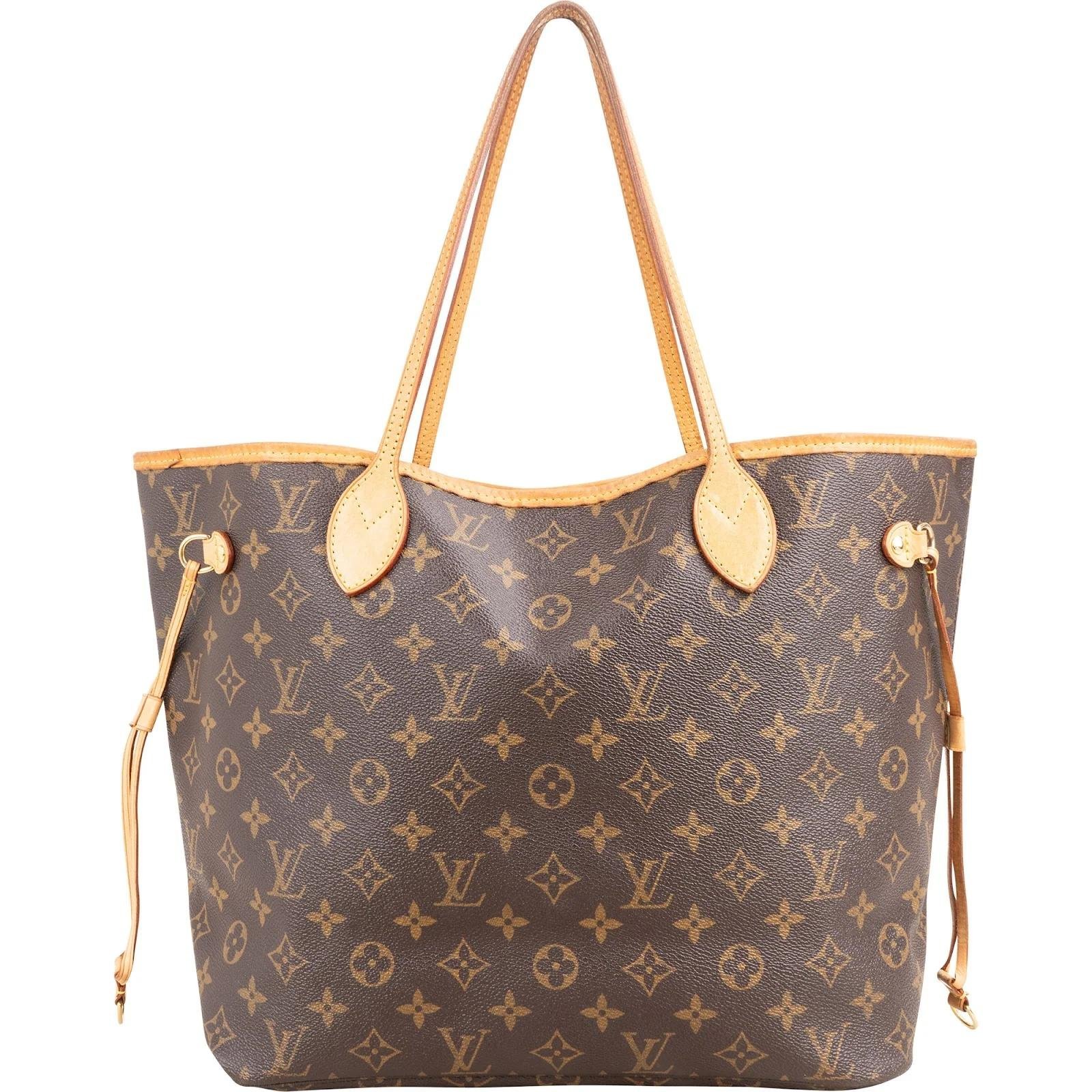 Louis Vuitton Neverfull leather handbag
