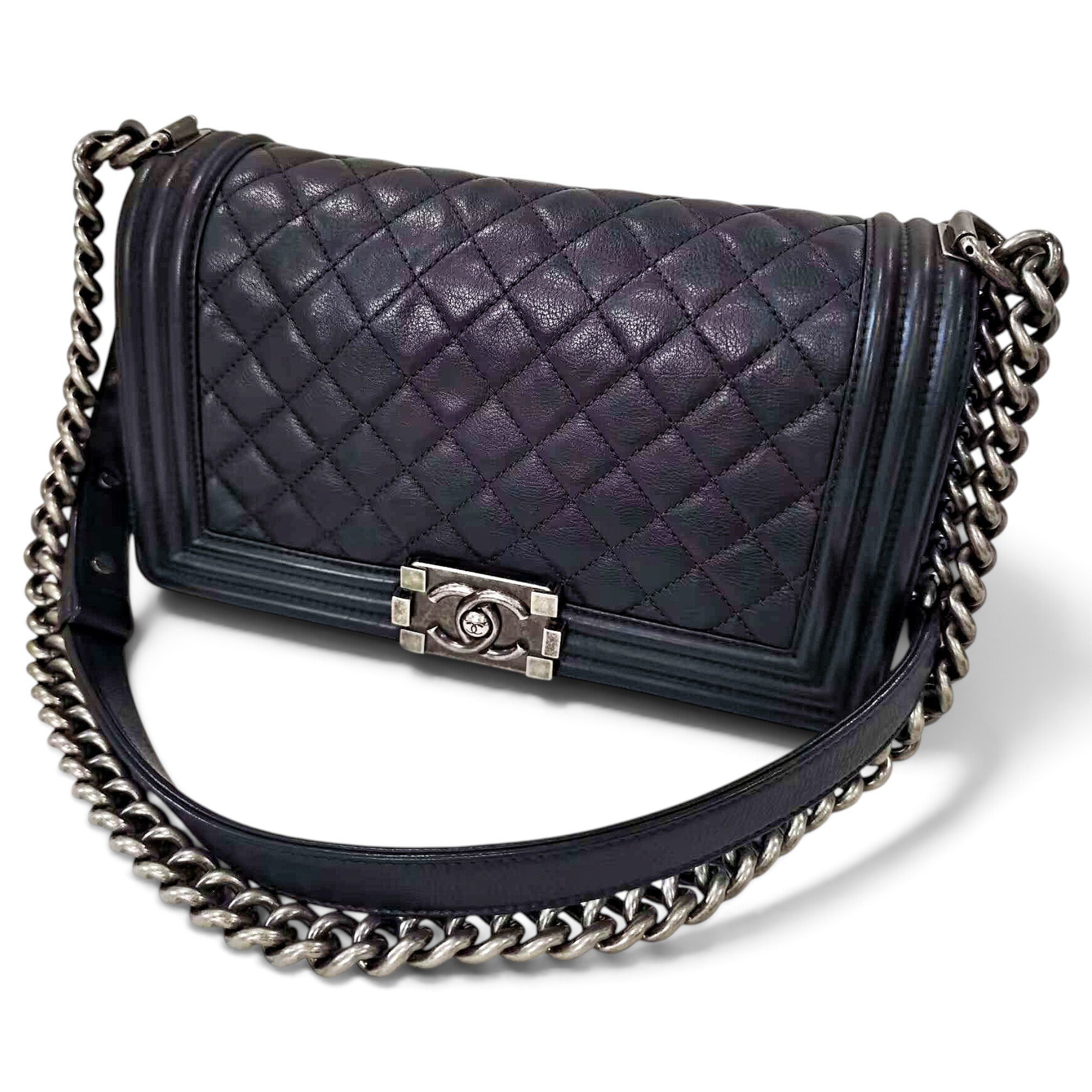 Boy leather handbag