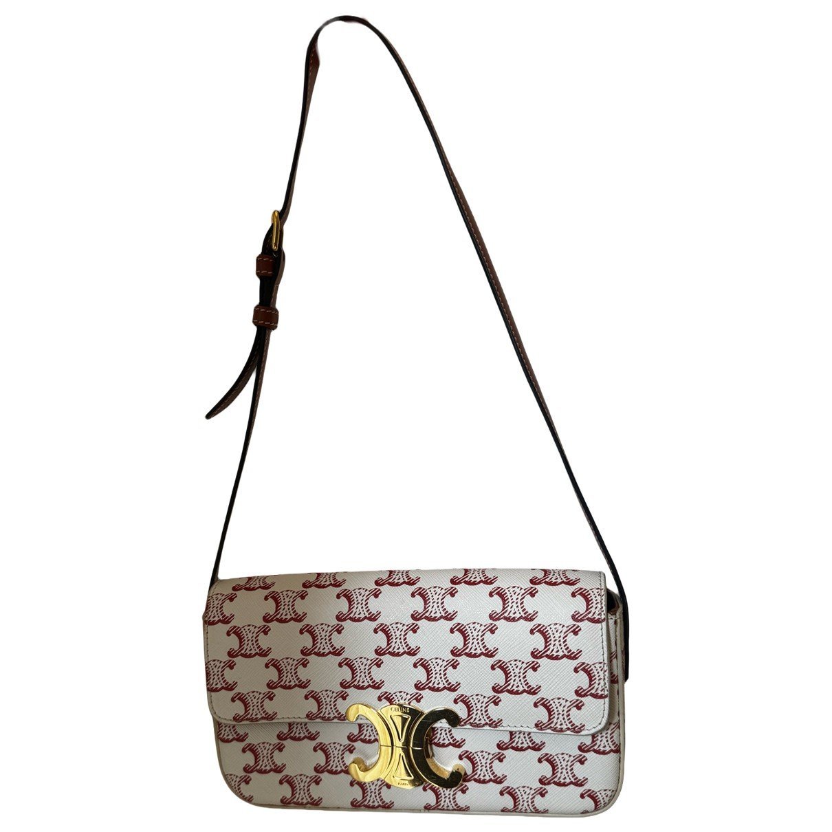 Triomphe Long leather handbag