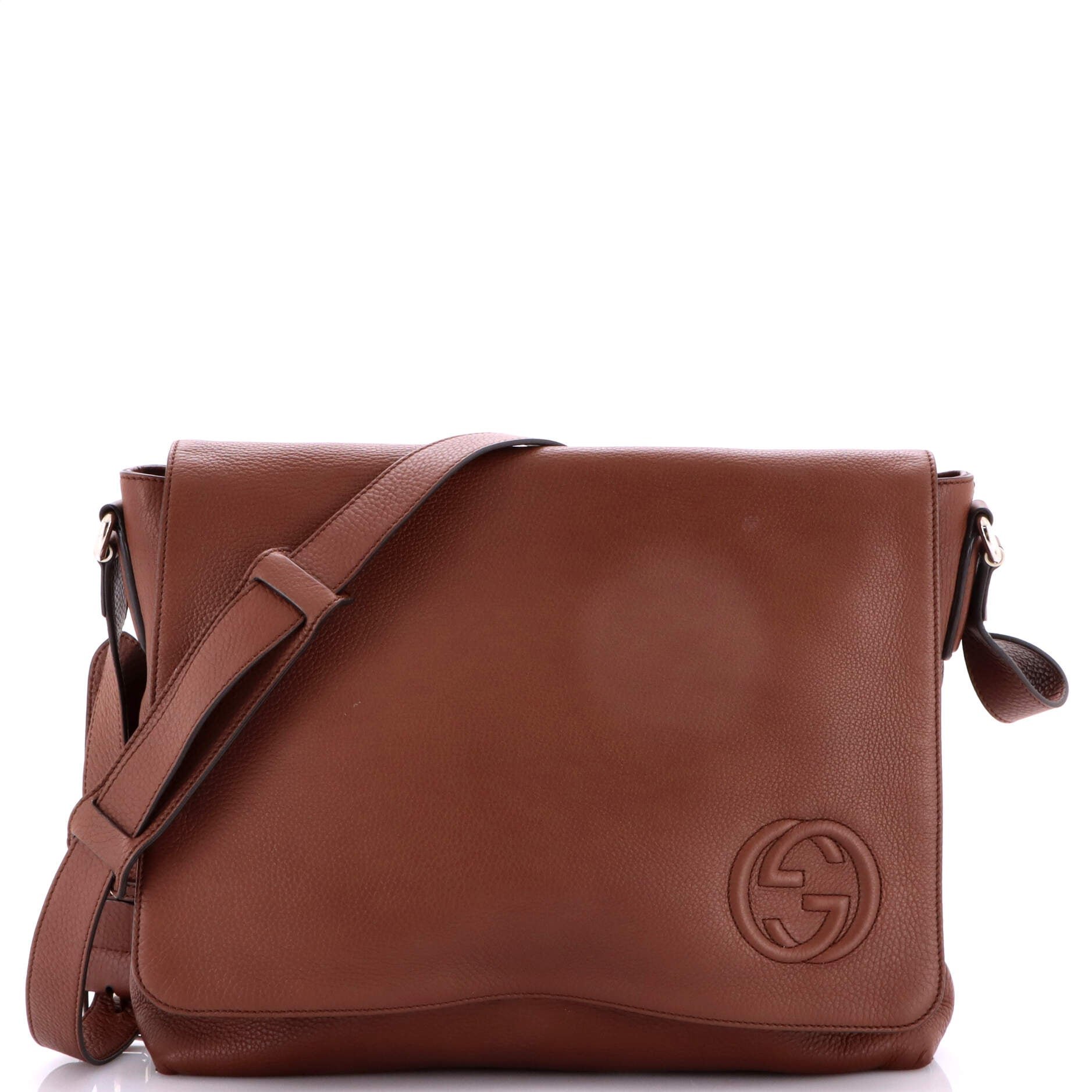 Soho Flap Messenger Leather Large