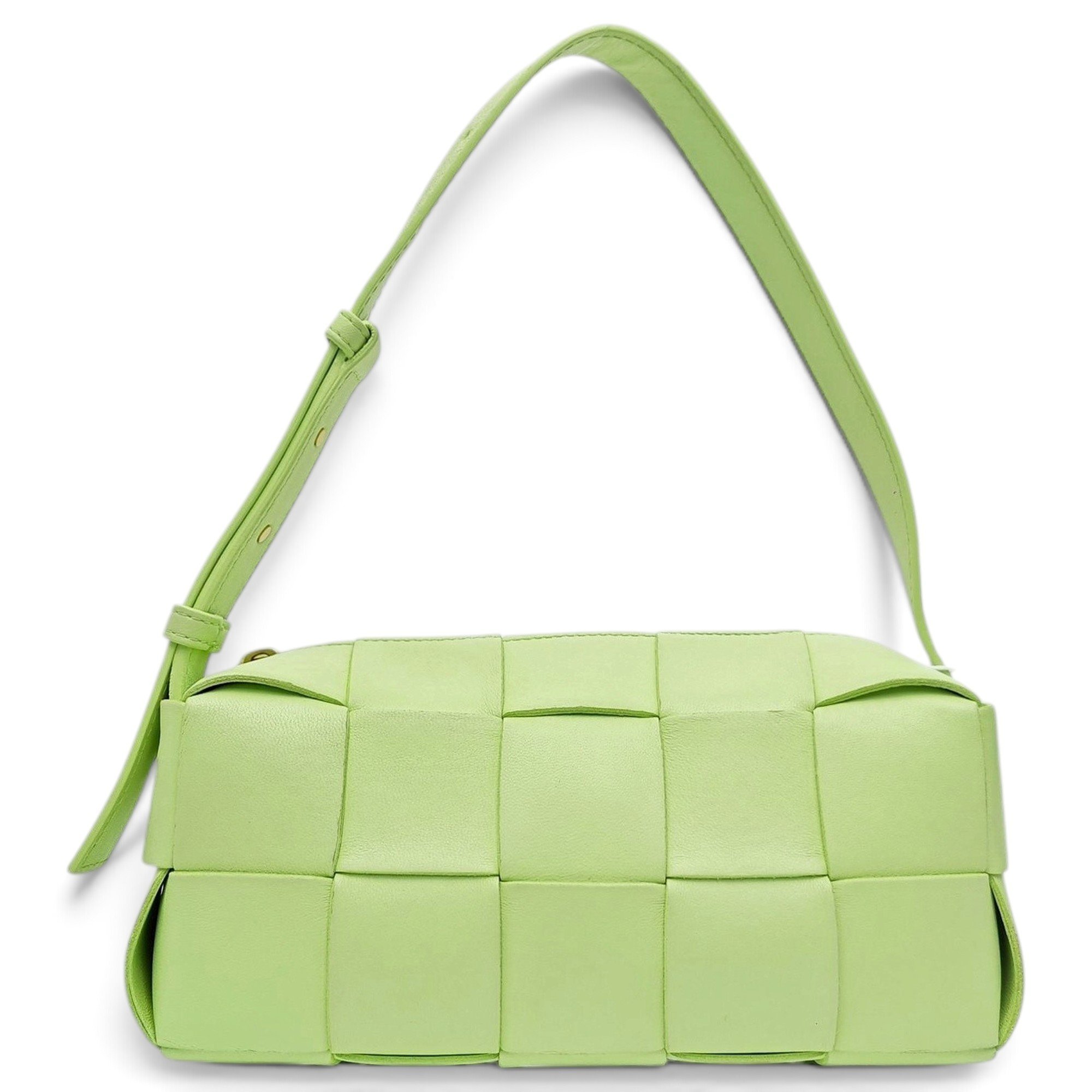 Brick Cassette leather handbag