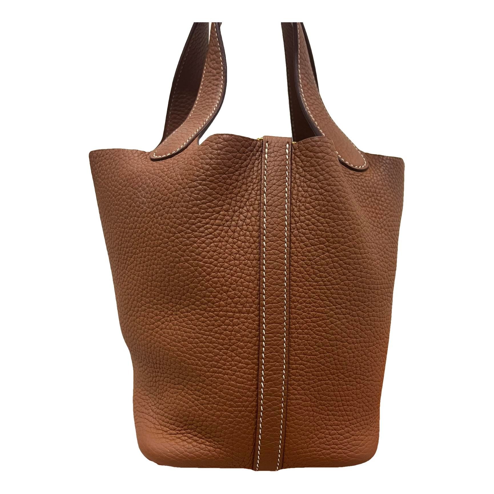 Hermes Picotin leather tote