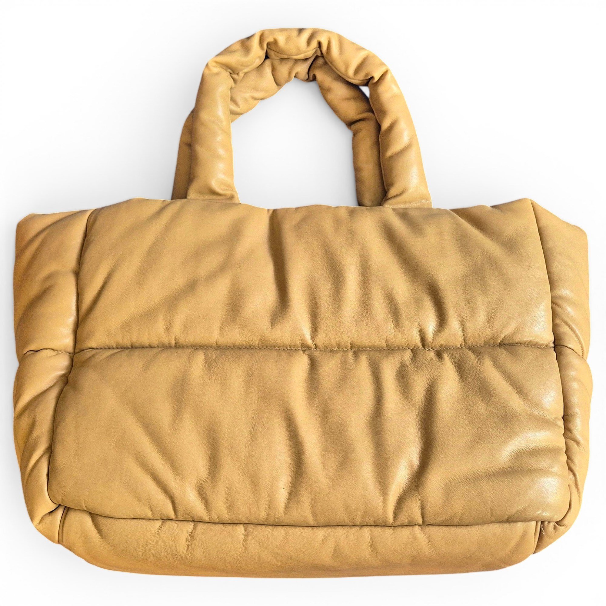 Vegan leather tote
