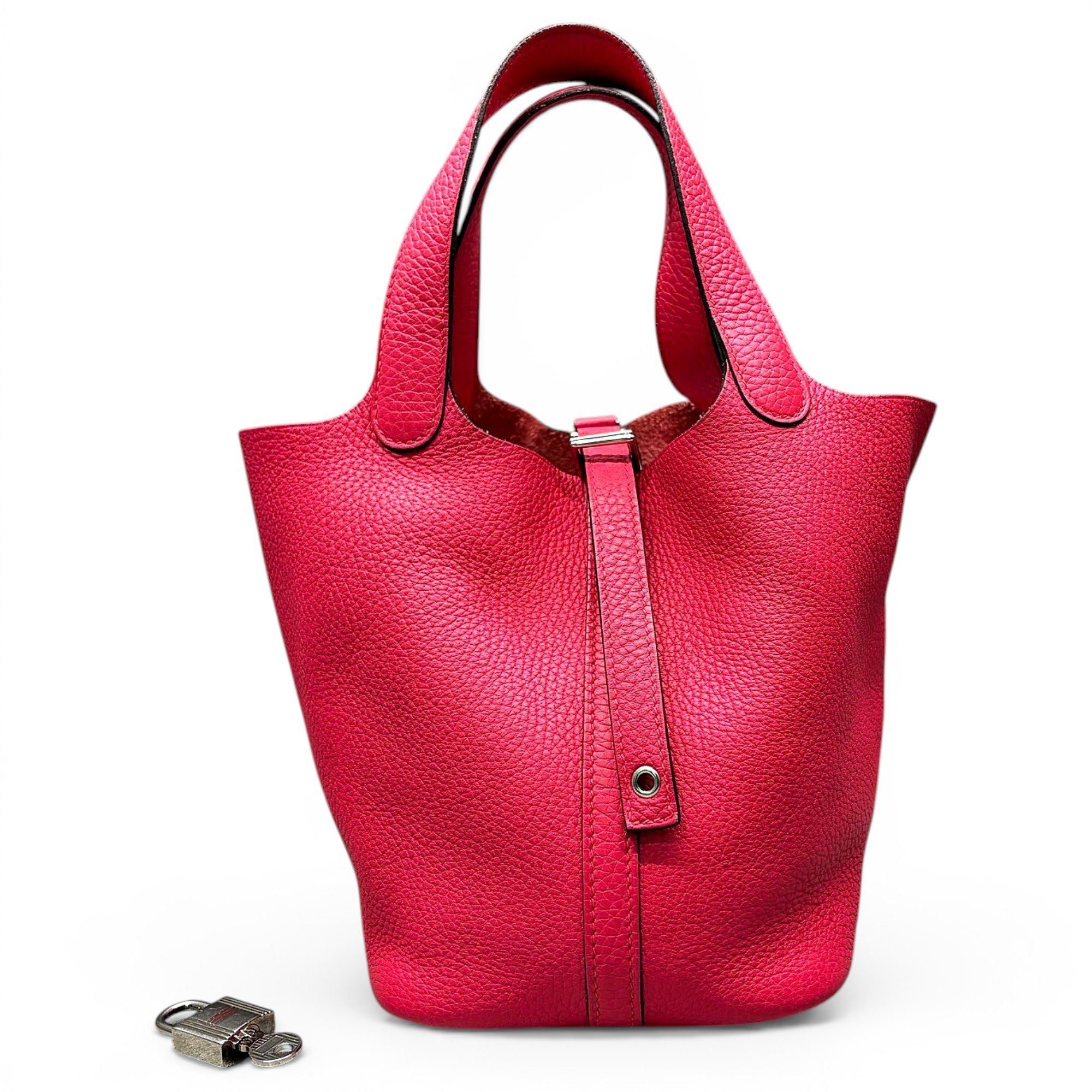 Picotin leather handbag