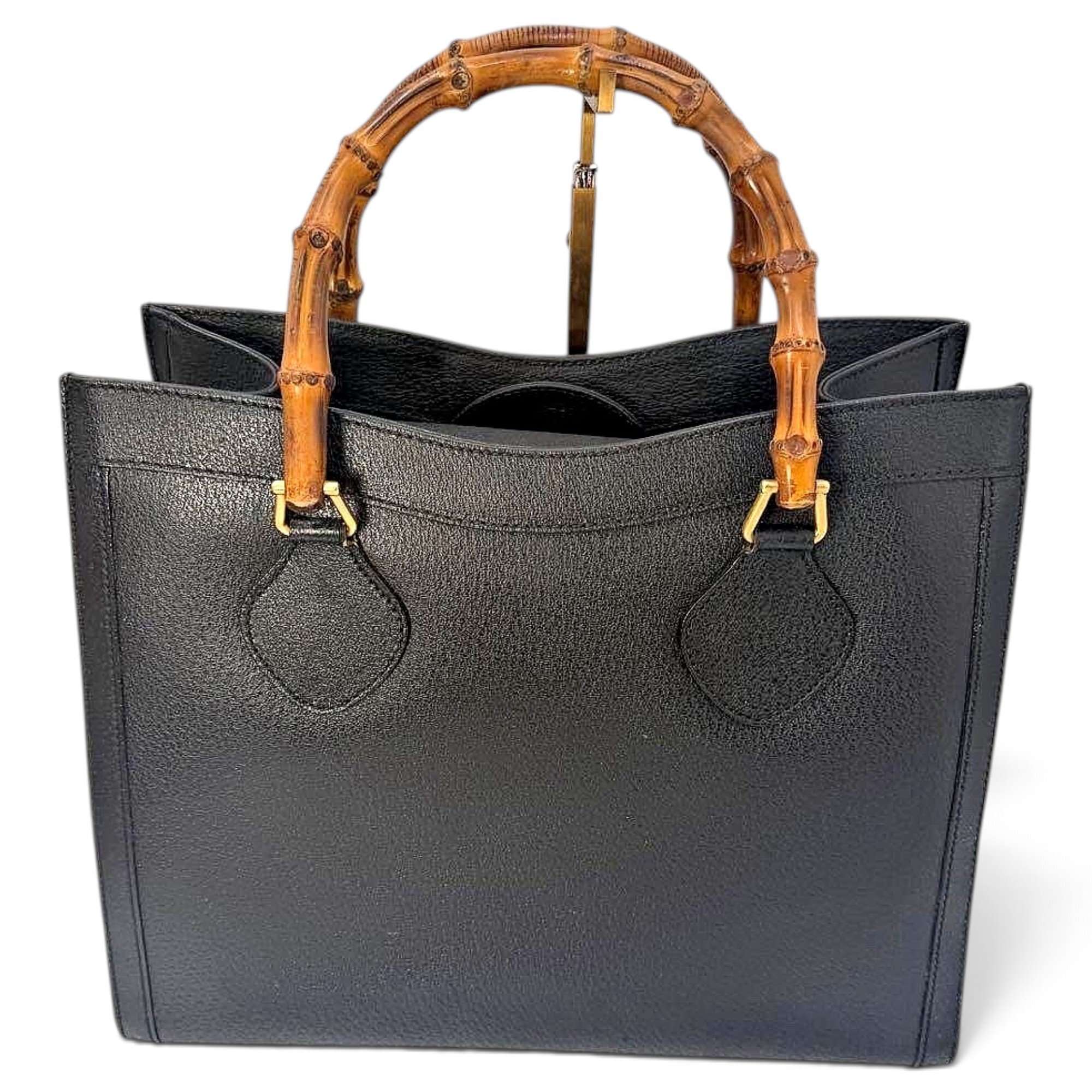 Bamboo Shopper leather tote