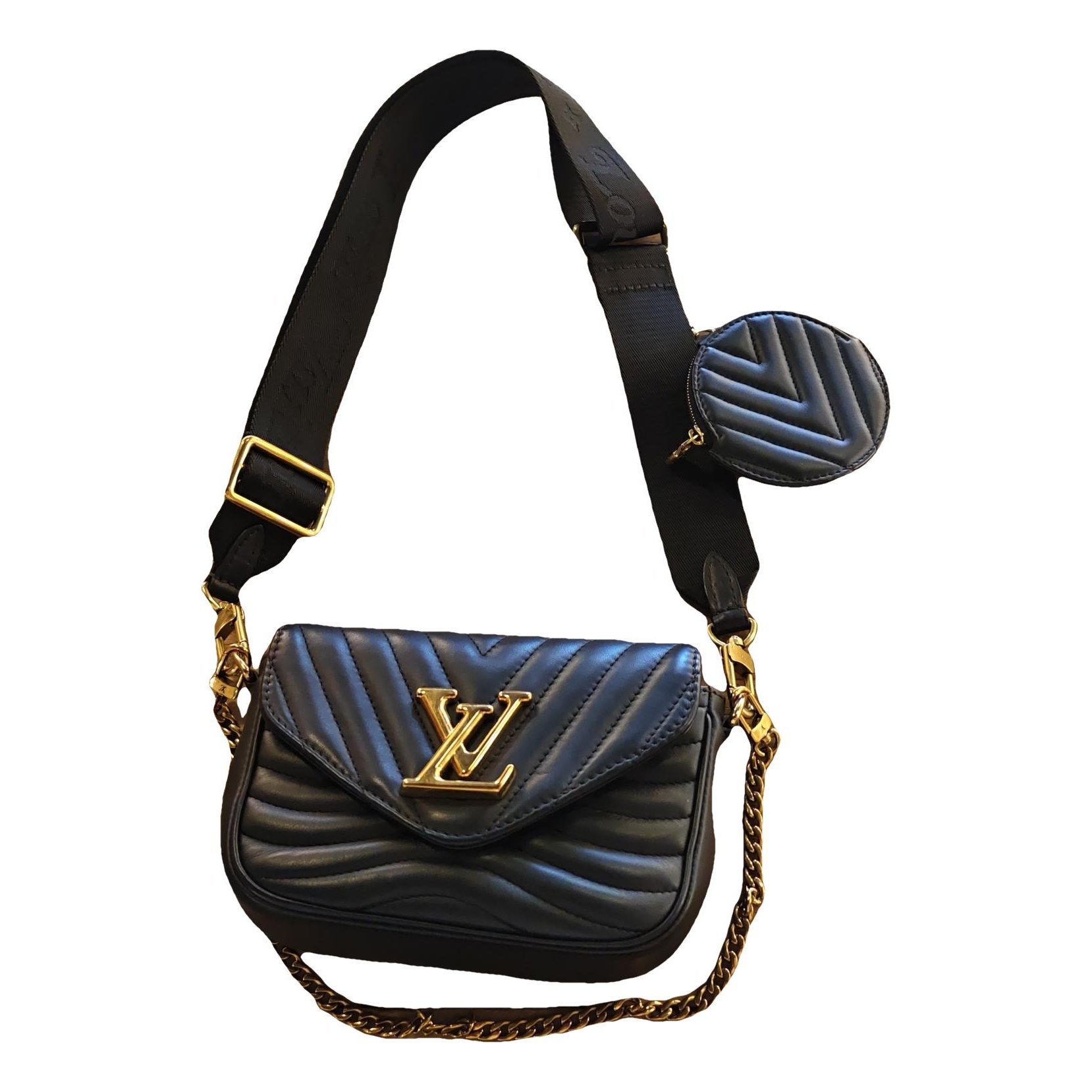 Multi-Pochette New Wave leather crossbody bag