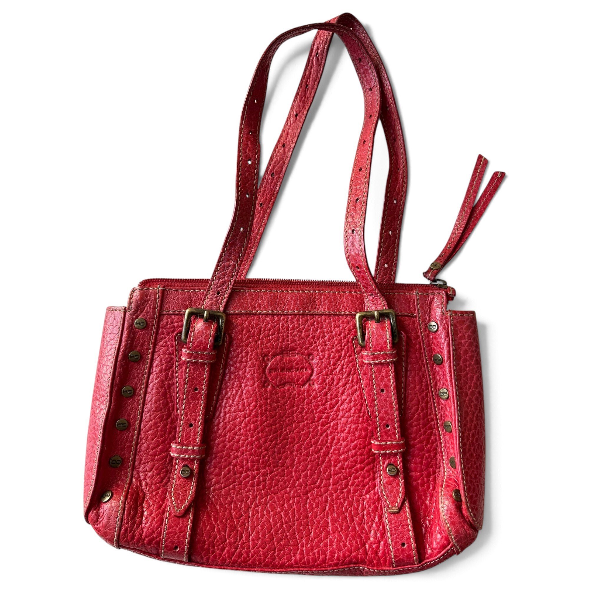 Leather handbag