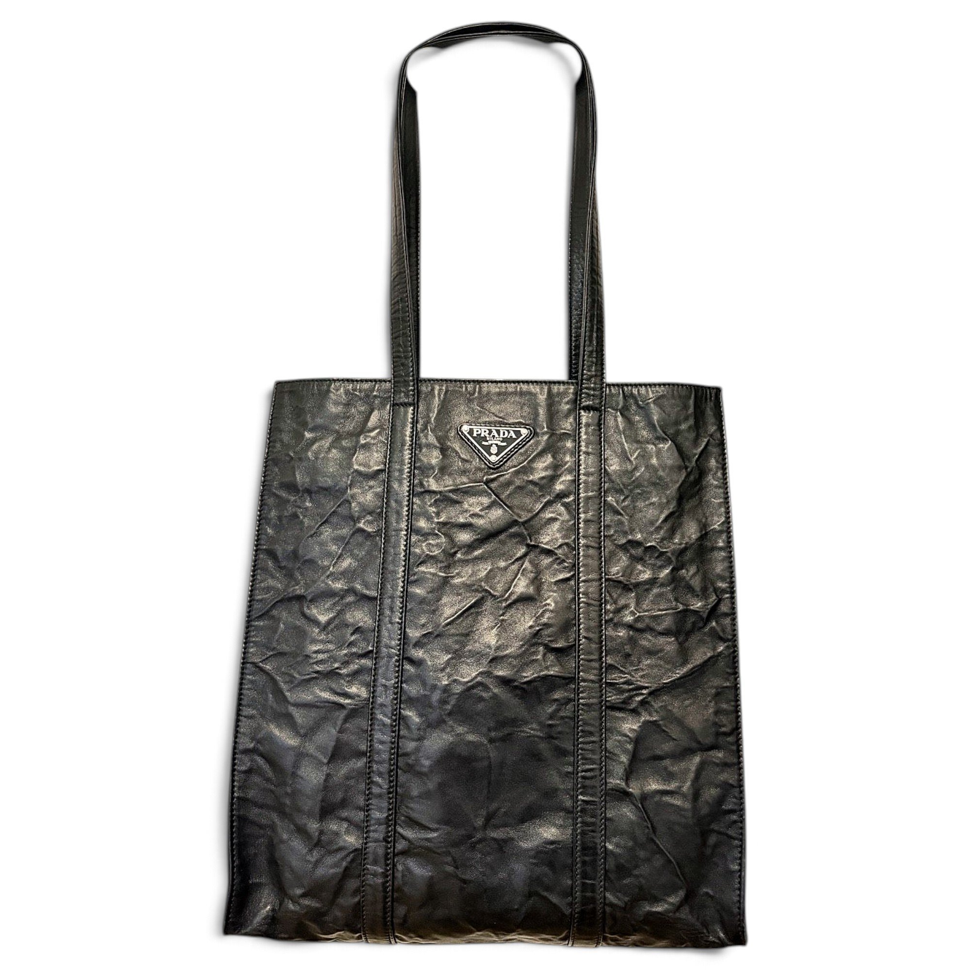 Leather tote