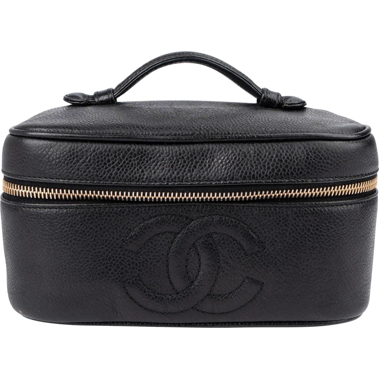 Vanity leather handbag