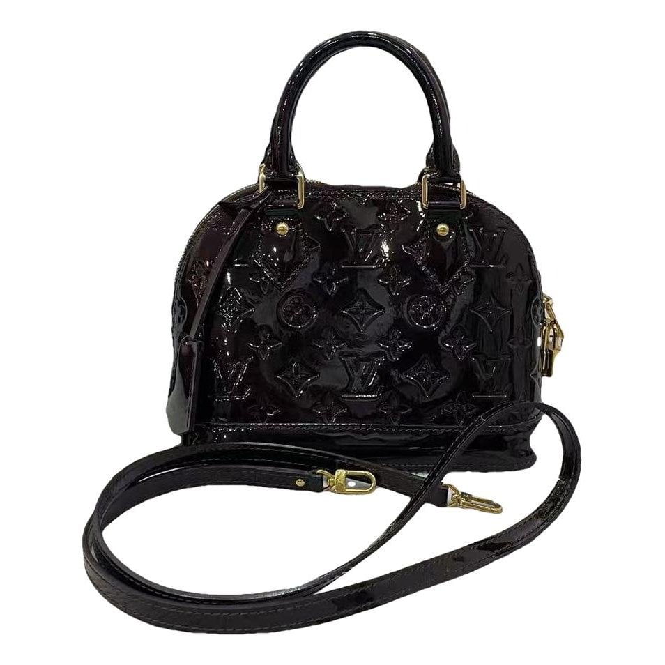 Alma BB patent leather handbag