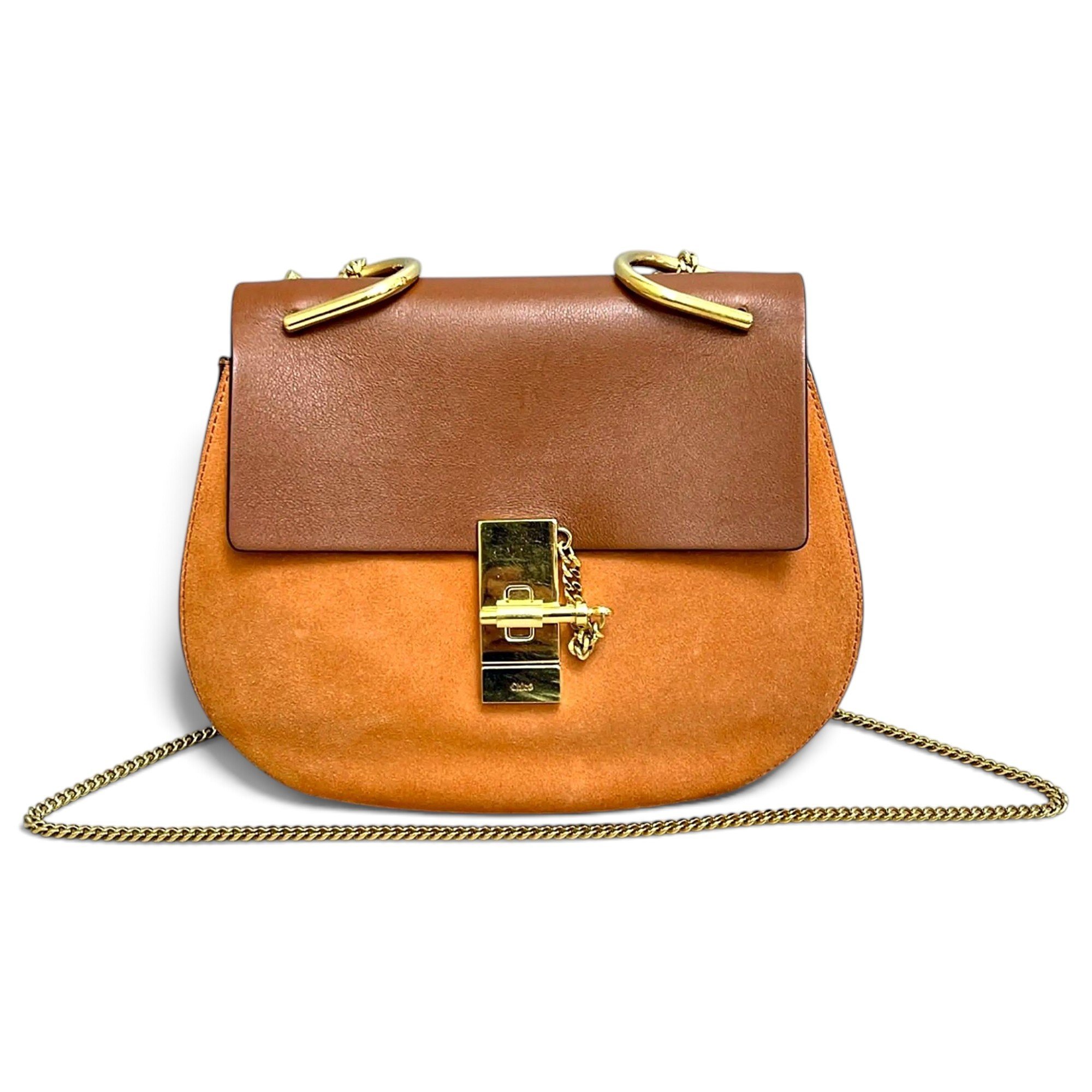 Drew leather crossbody bag