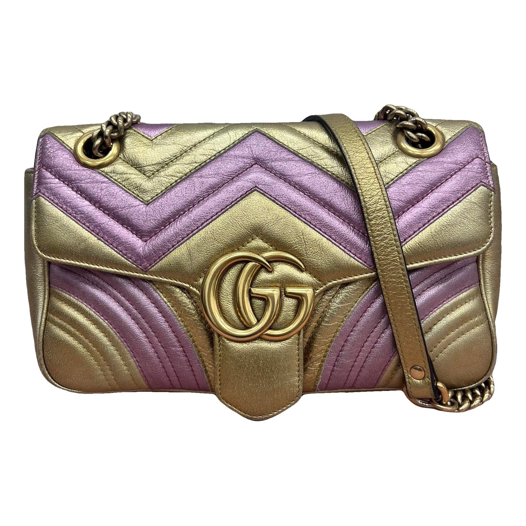 GG Marmont Flap leather handbag