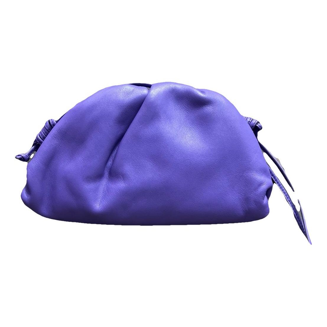 Pouch leather handbag