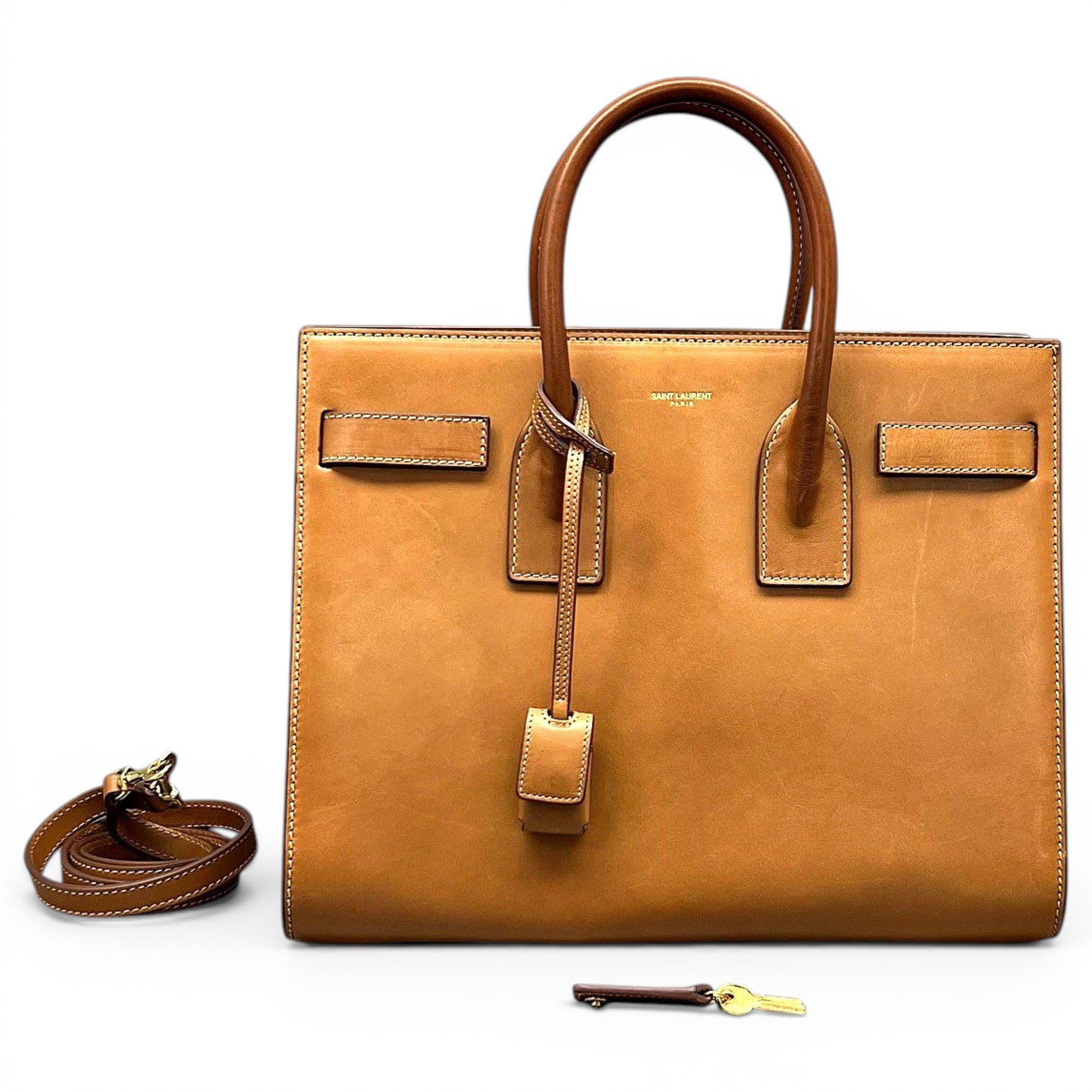 Saint Laurent Sac de Jour leather tote