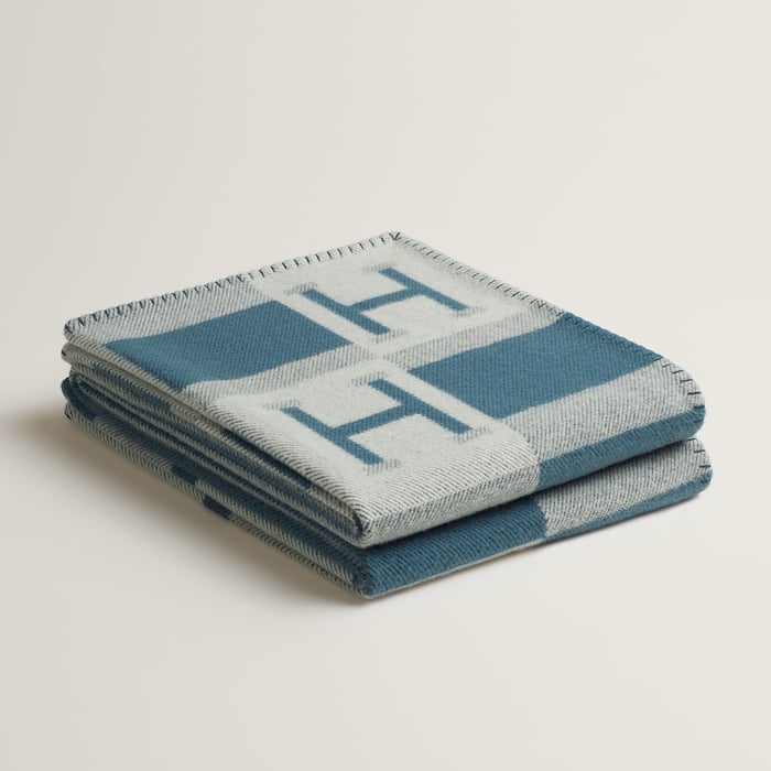 Bleu Baltique Avalon Bayadere Blanket