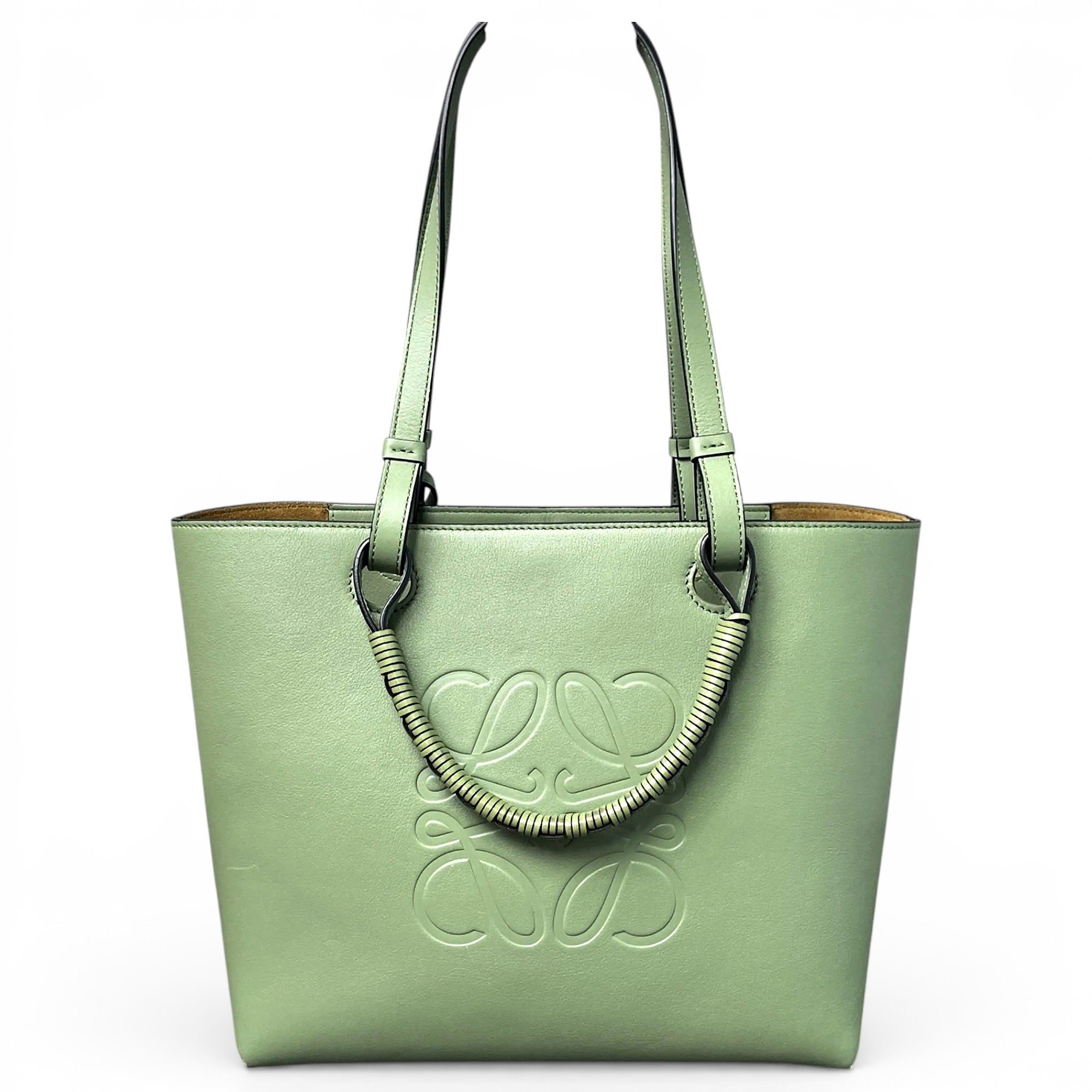 Leather tote