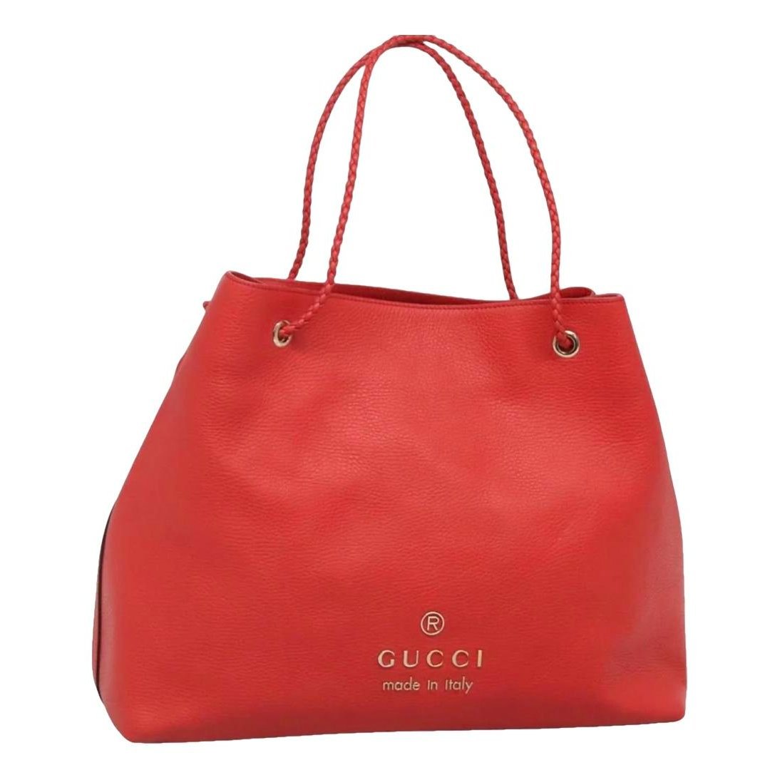 Leather tote
