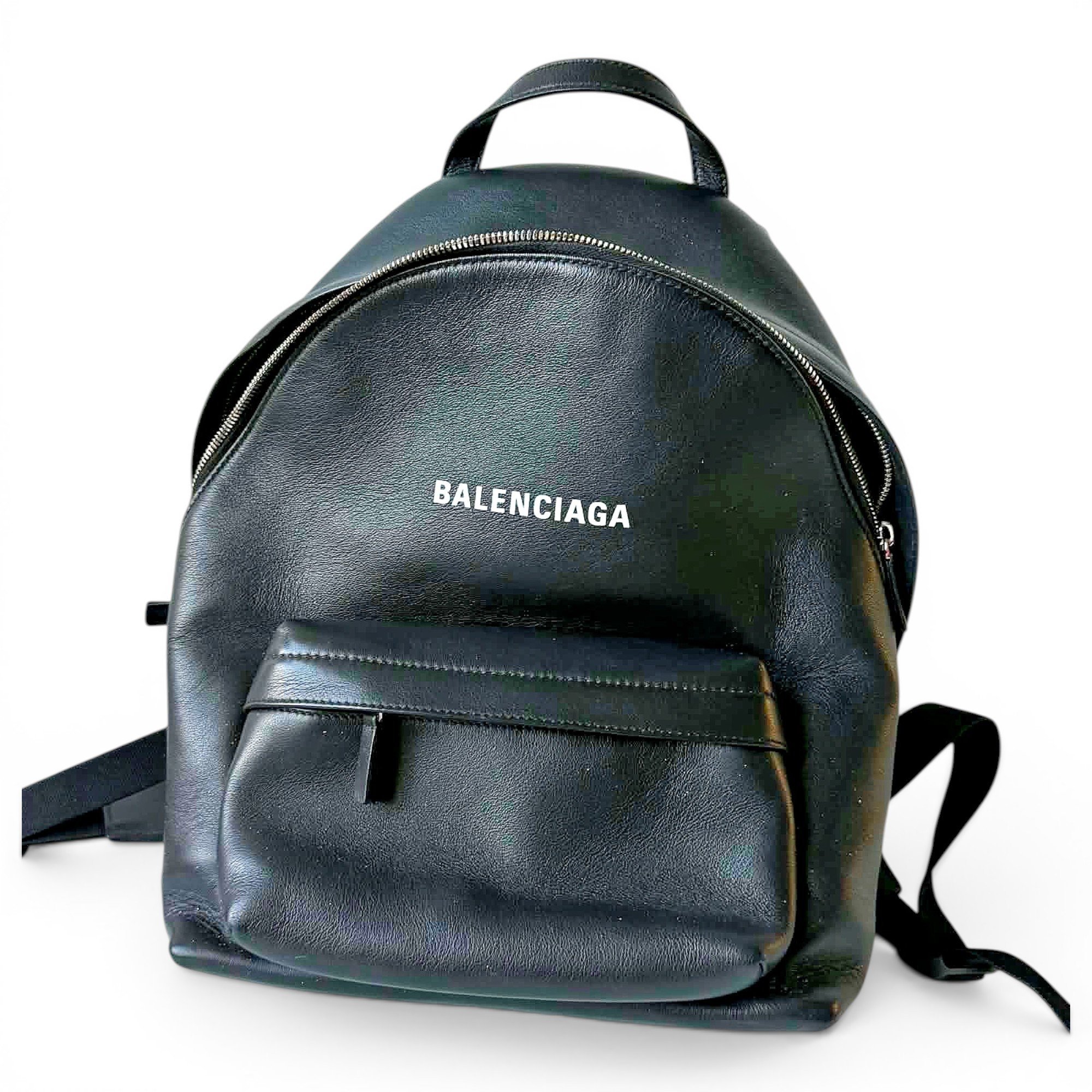 Leather backpack