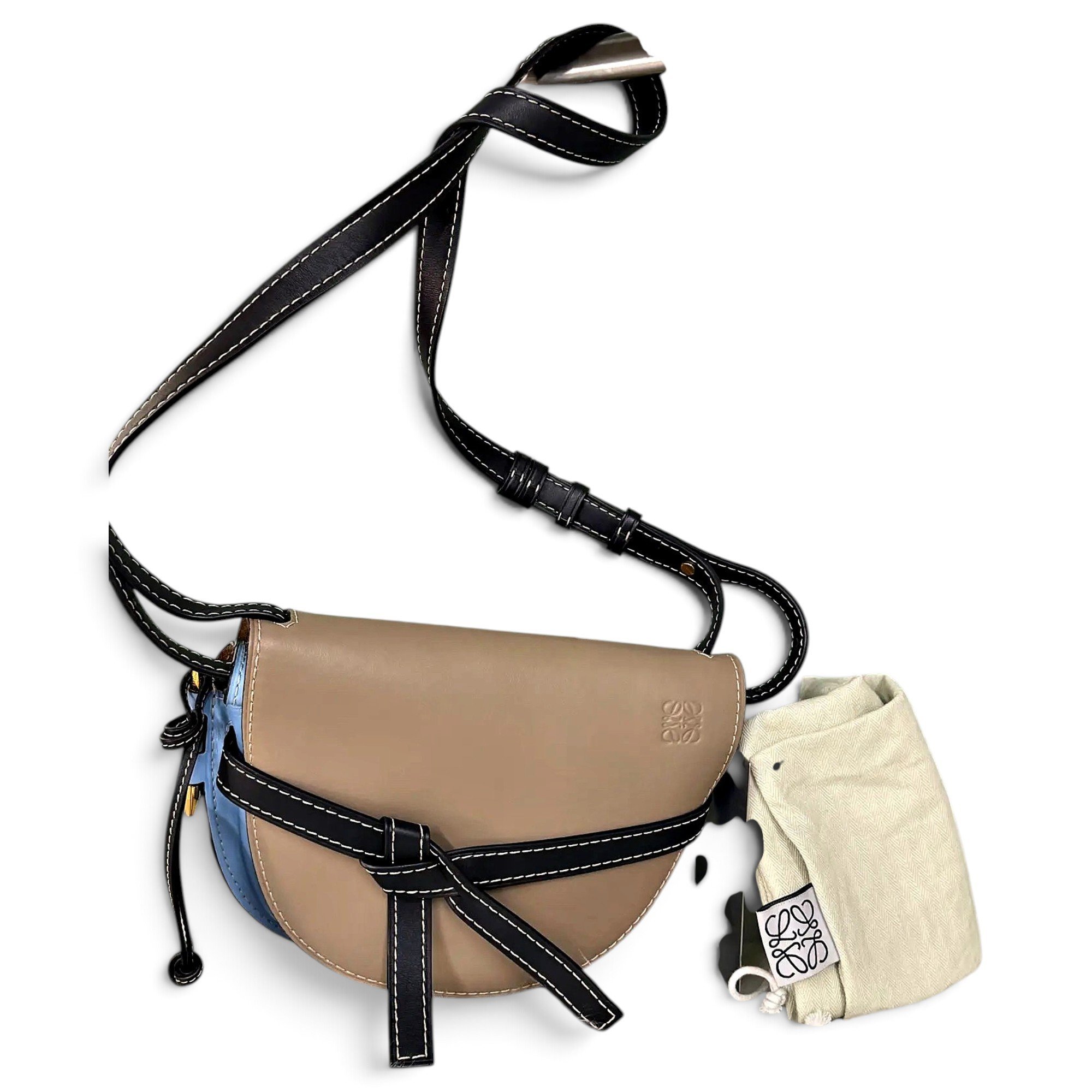 Gate leather handbag