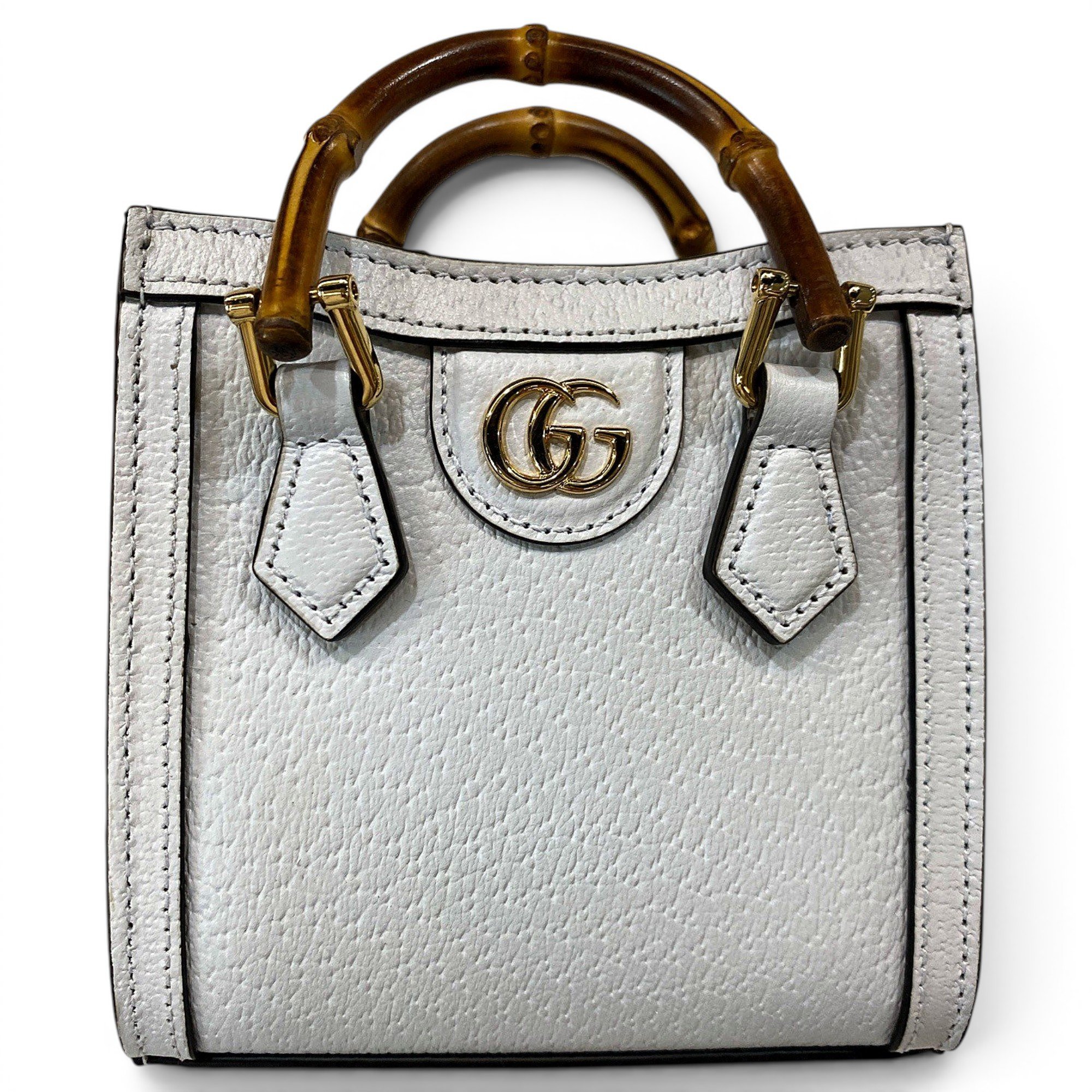 Diana Bamboo leather handbag
