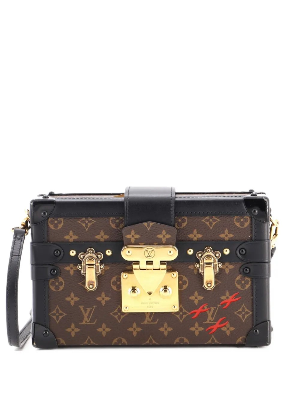 Petite Malle Handbag Monogram Canvas clutch bag