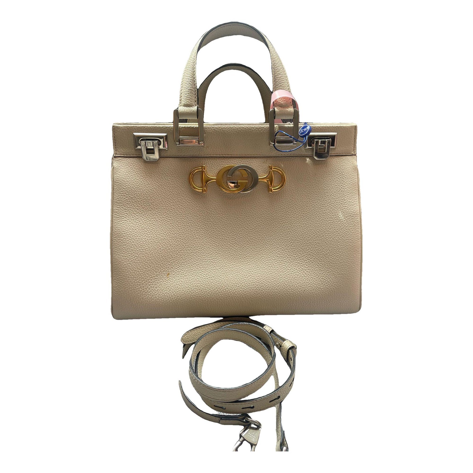 Zumi leather handbag