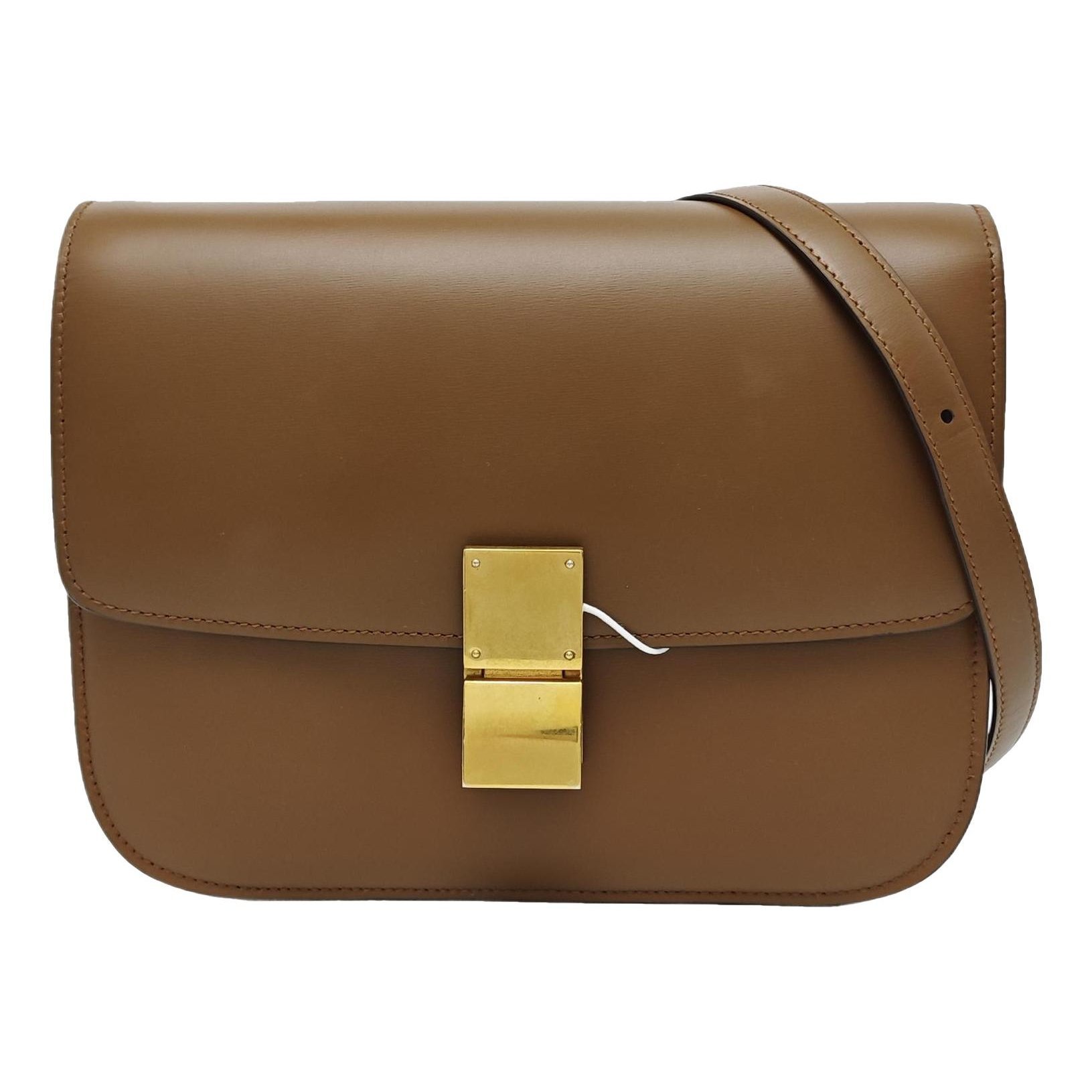 Classic leather crossbody bag
