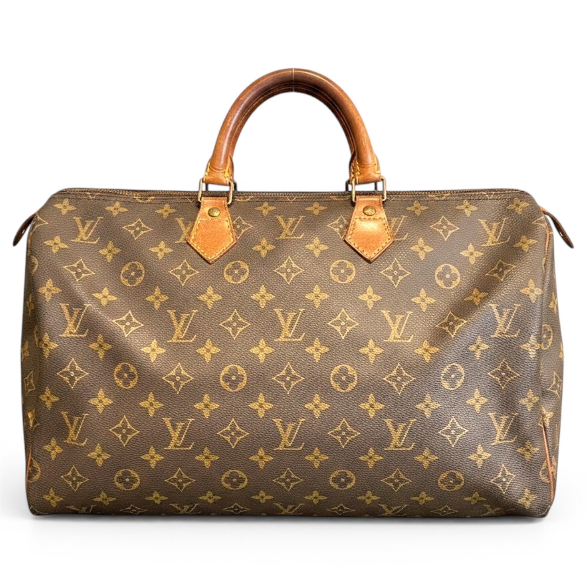 Speedy leather handbag