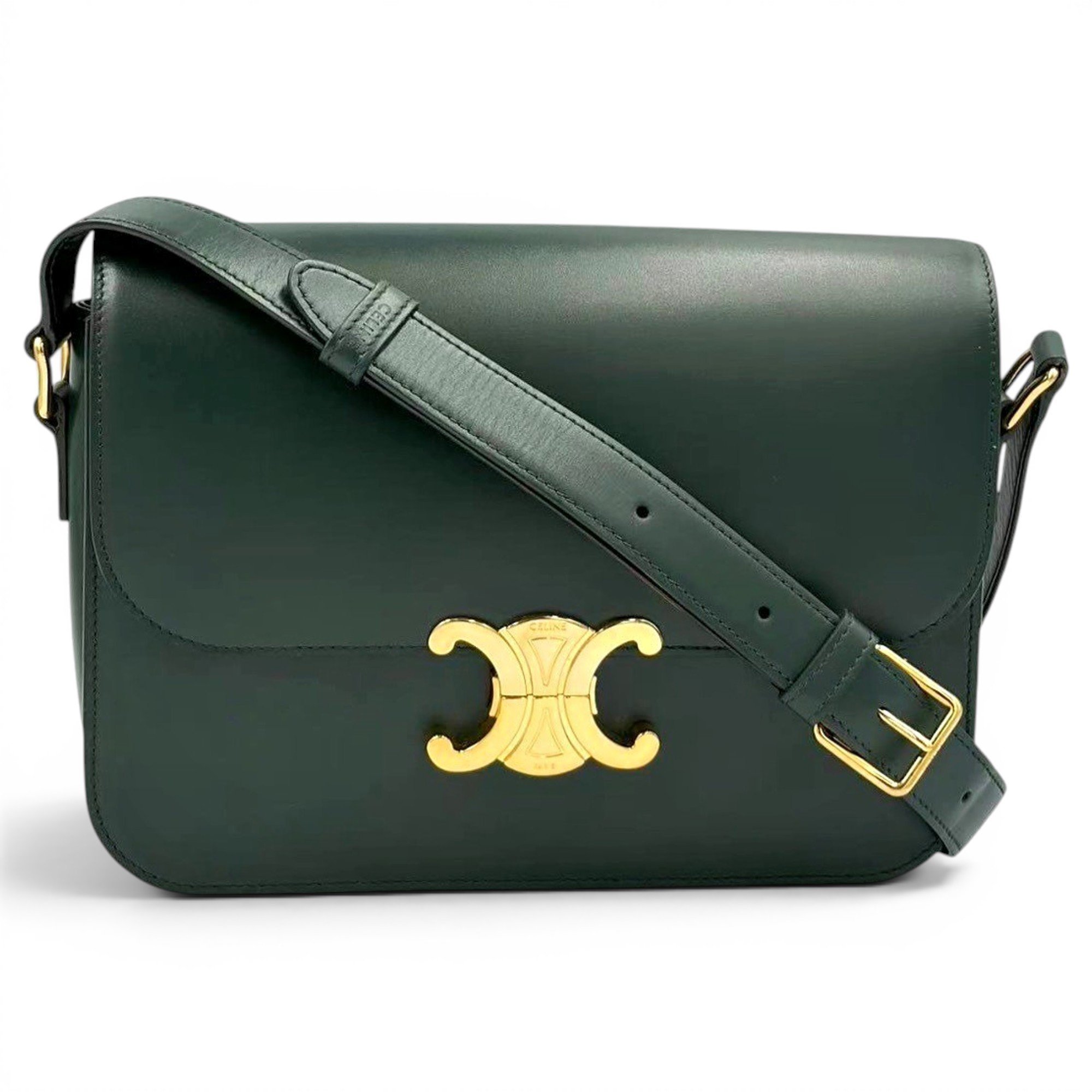 Triomphe leather handbag