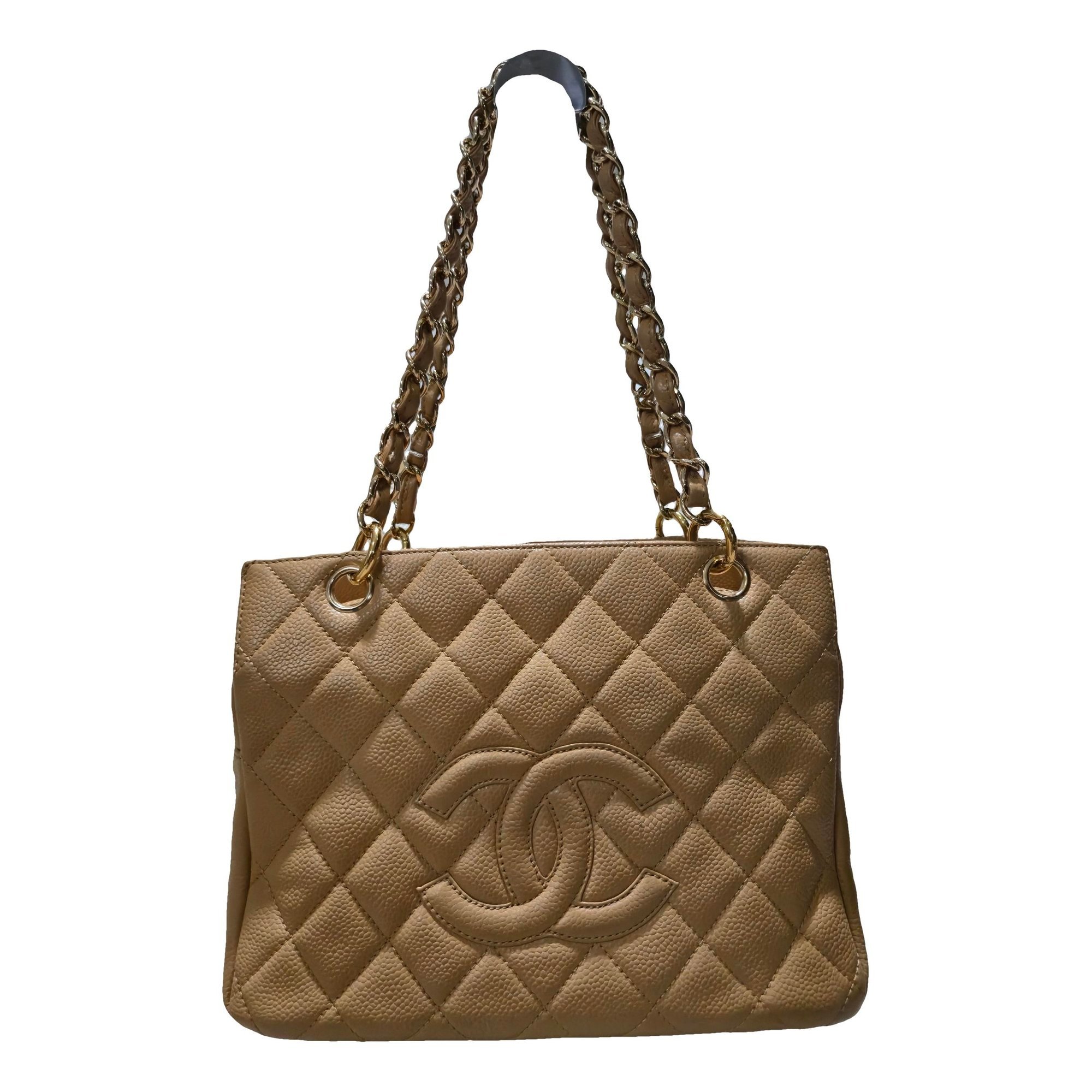 Petite Shopping Tote leather bag