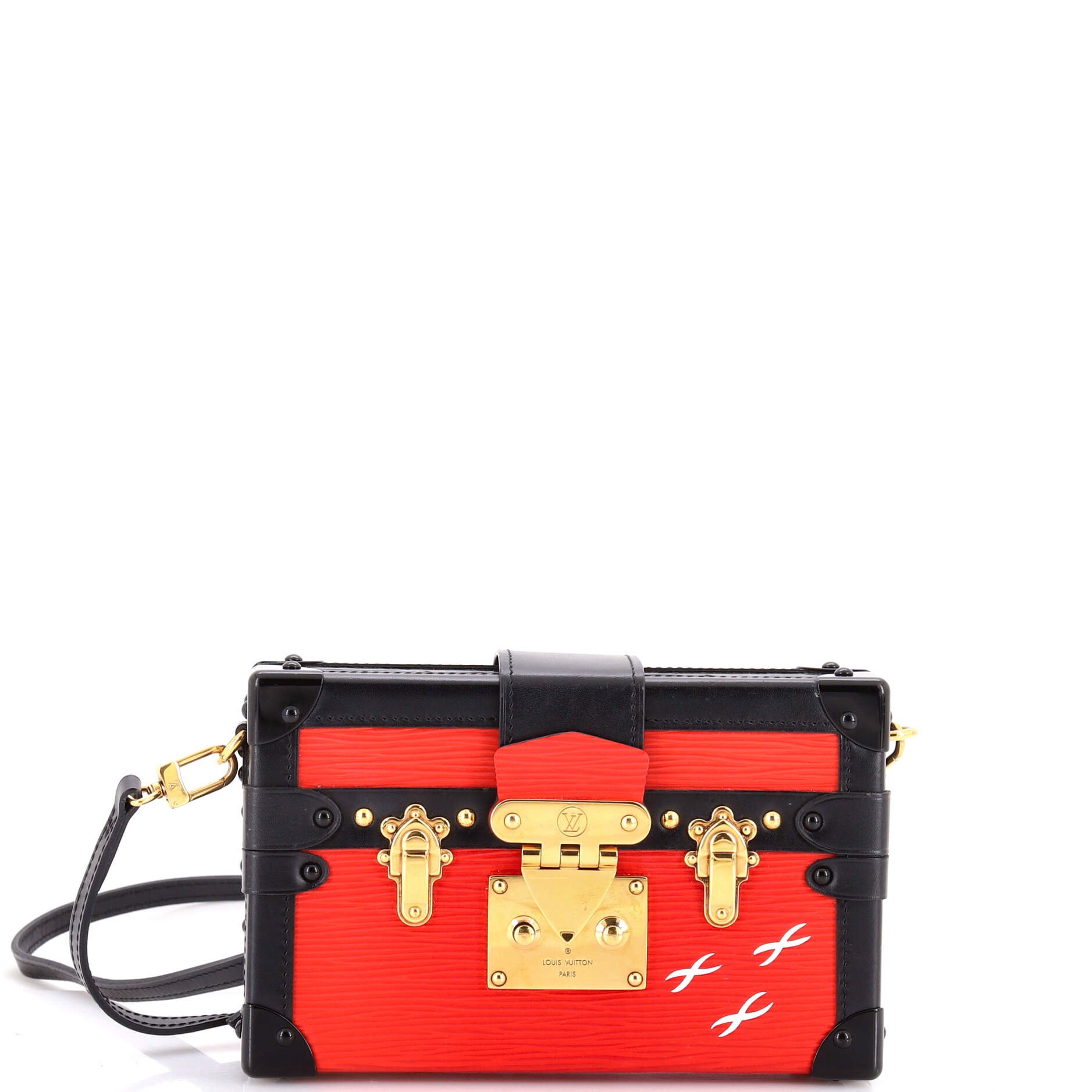 Louis Vuitton Petite Malle Handbag Epi Leather