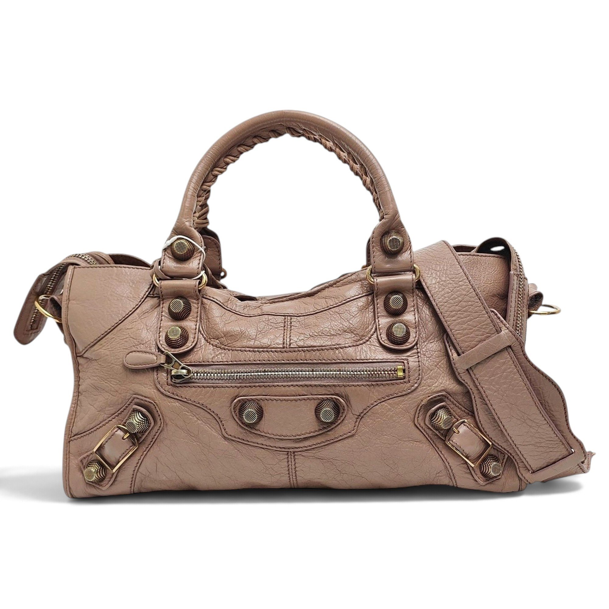 Leather handbag