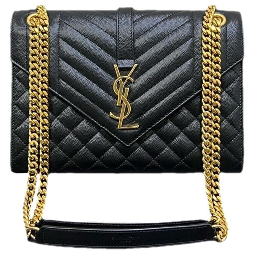 Saint Laurent Envelope leather handbag