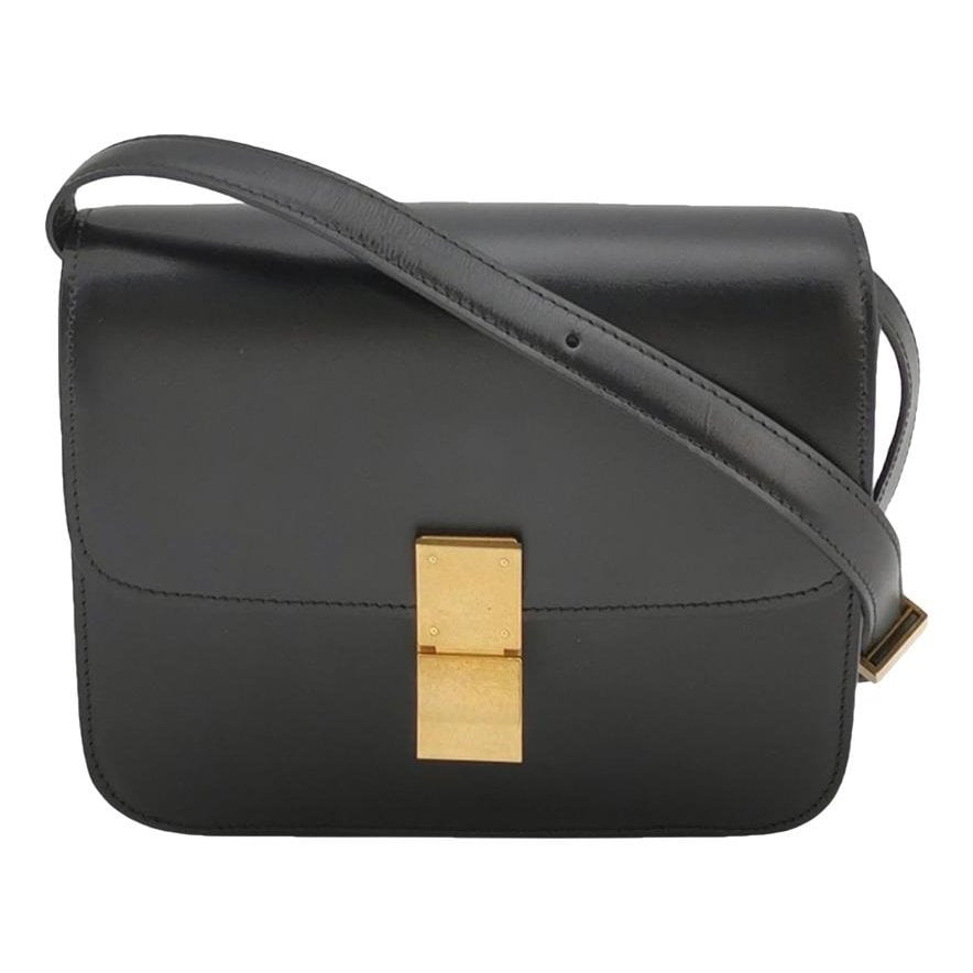 Classic leather crossbody bag