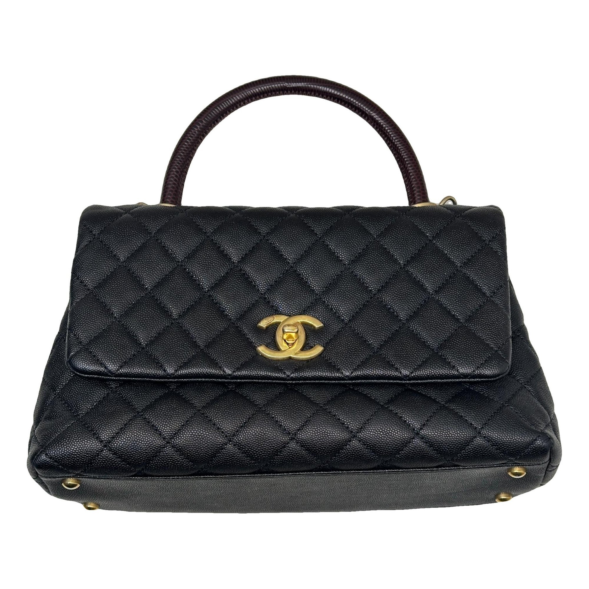 Coco Handle leather handbag