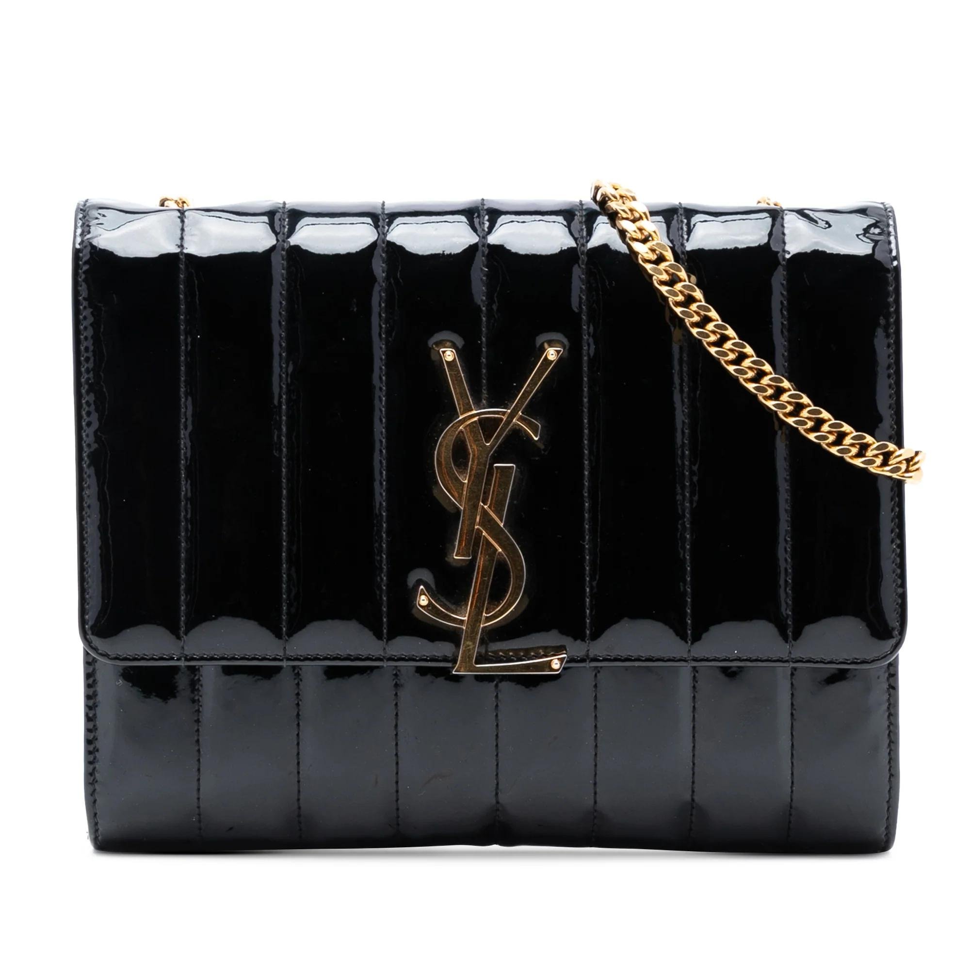 Vicky patent leather handbag