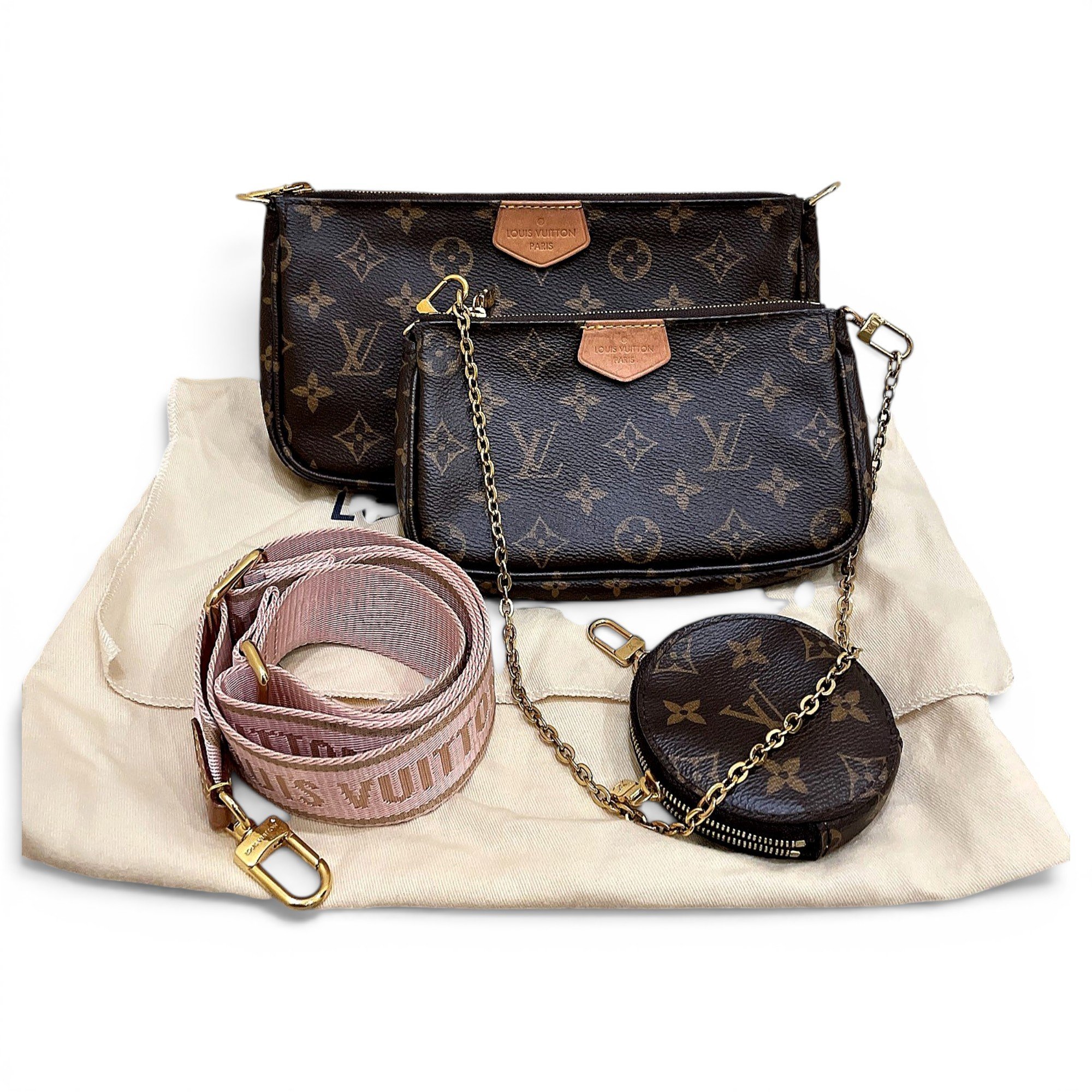 Multi Pochette Accessoires leather handbag