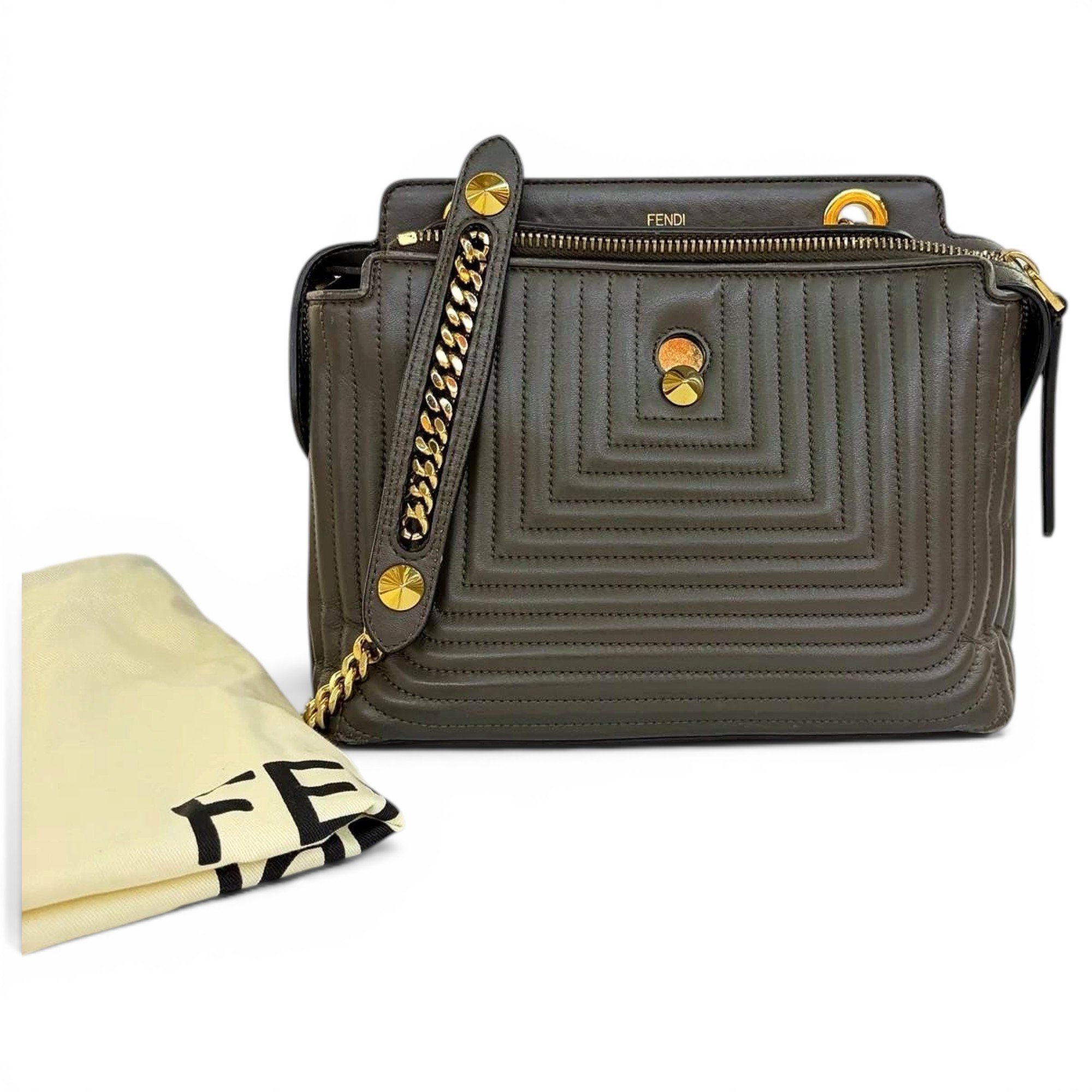 Peekaboo leather handbag