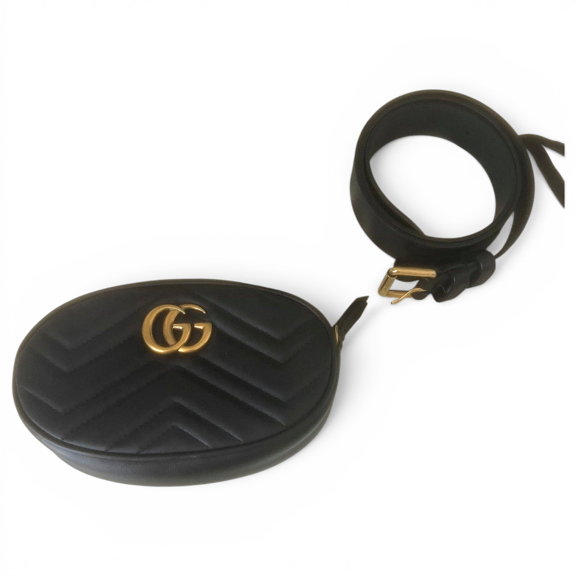 Marmont leather clutch bag