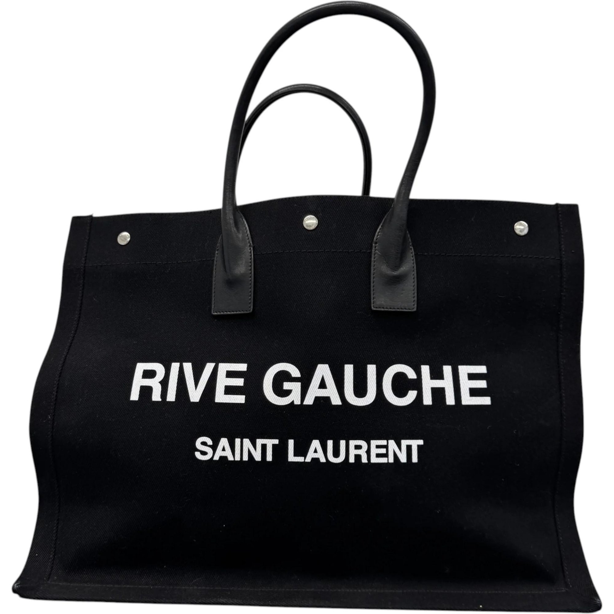 Rive Gauche cloth handbag