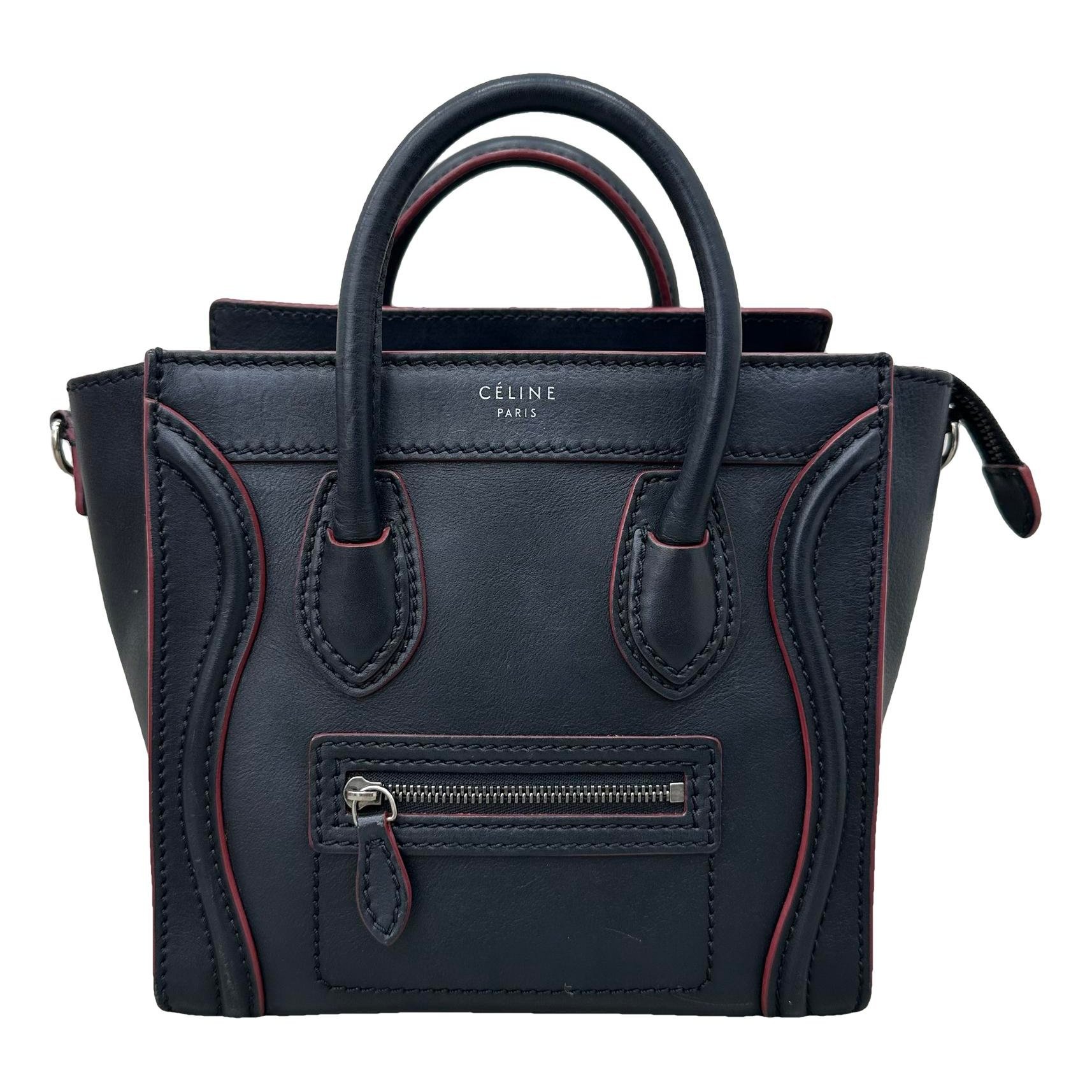Nano Luggage leather handbag