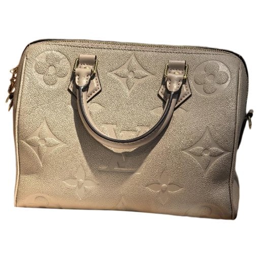 Speedy leather handbag