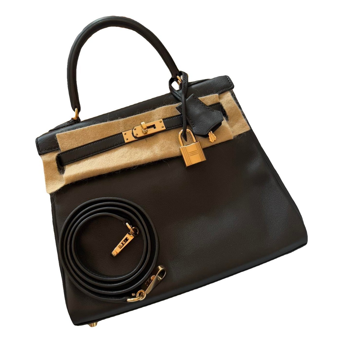 Kelly 25 leather handbag