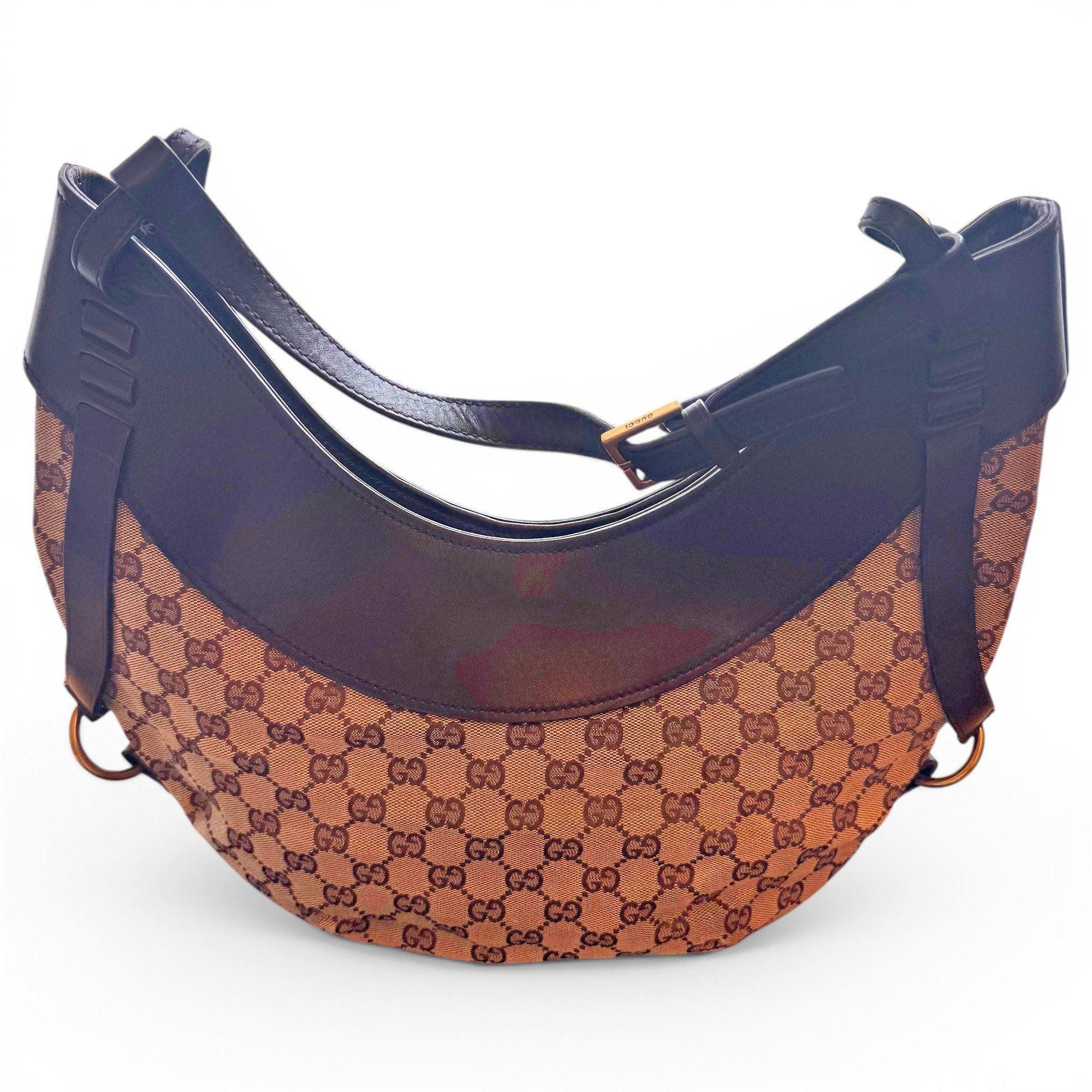 Hobo leather handbag