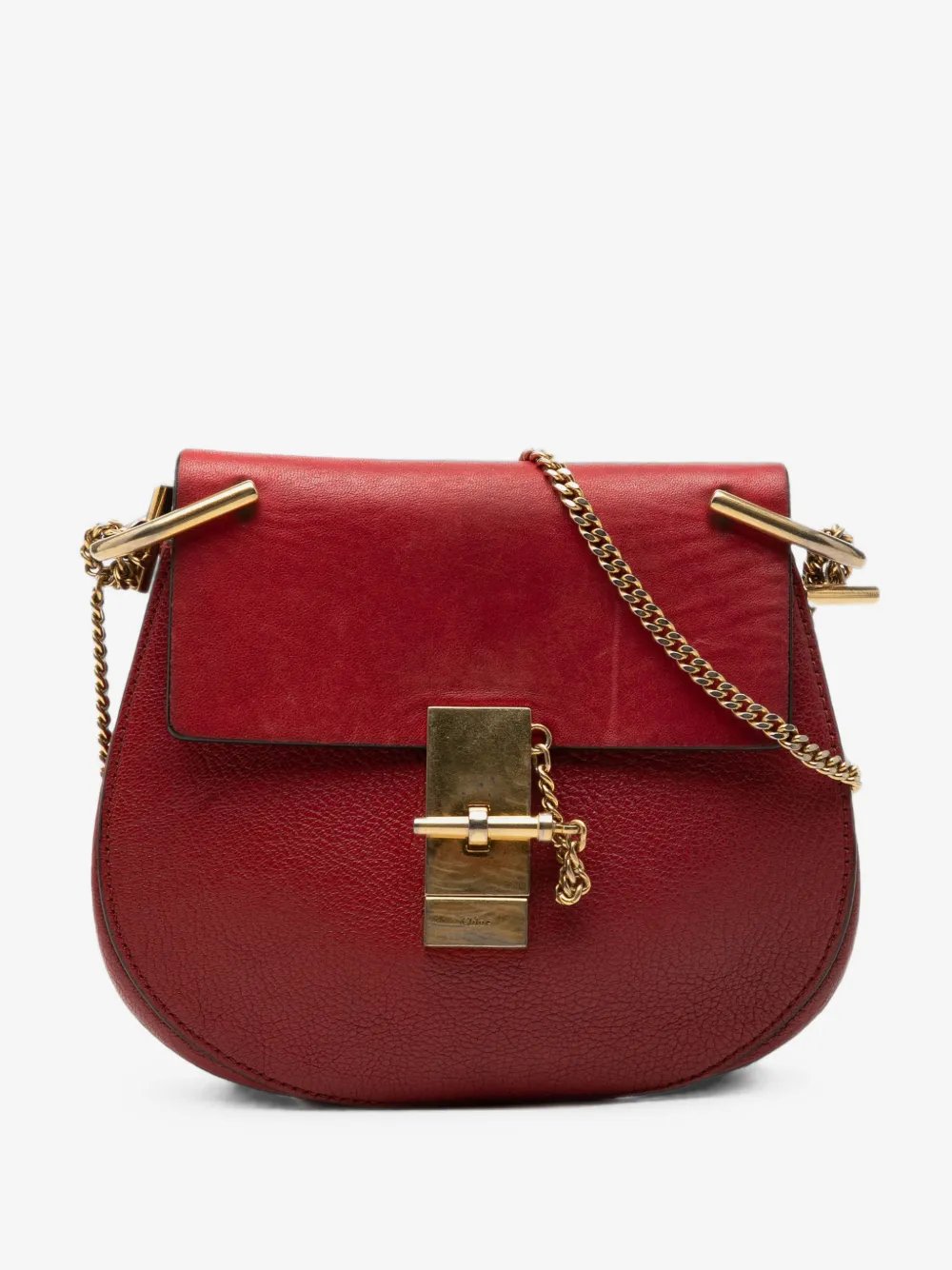 Chloe 2014 Small Smooth and Grained Calfskin Drew crossbody bag