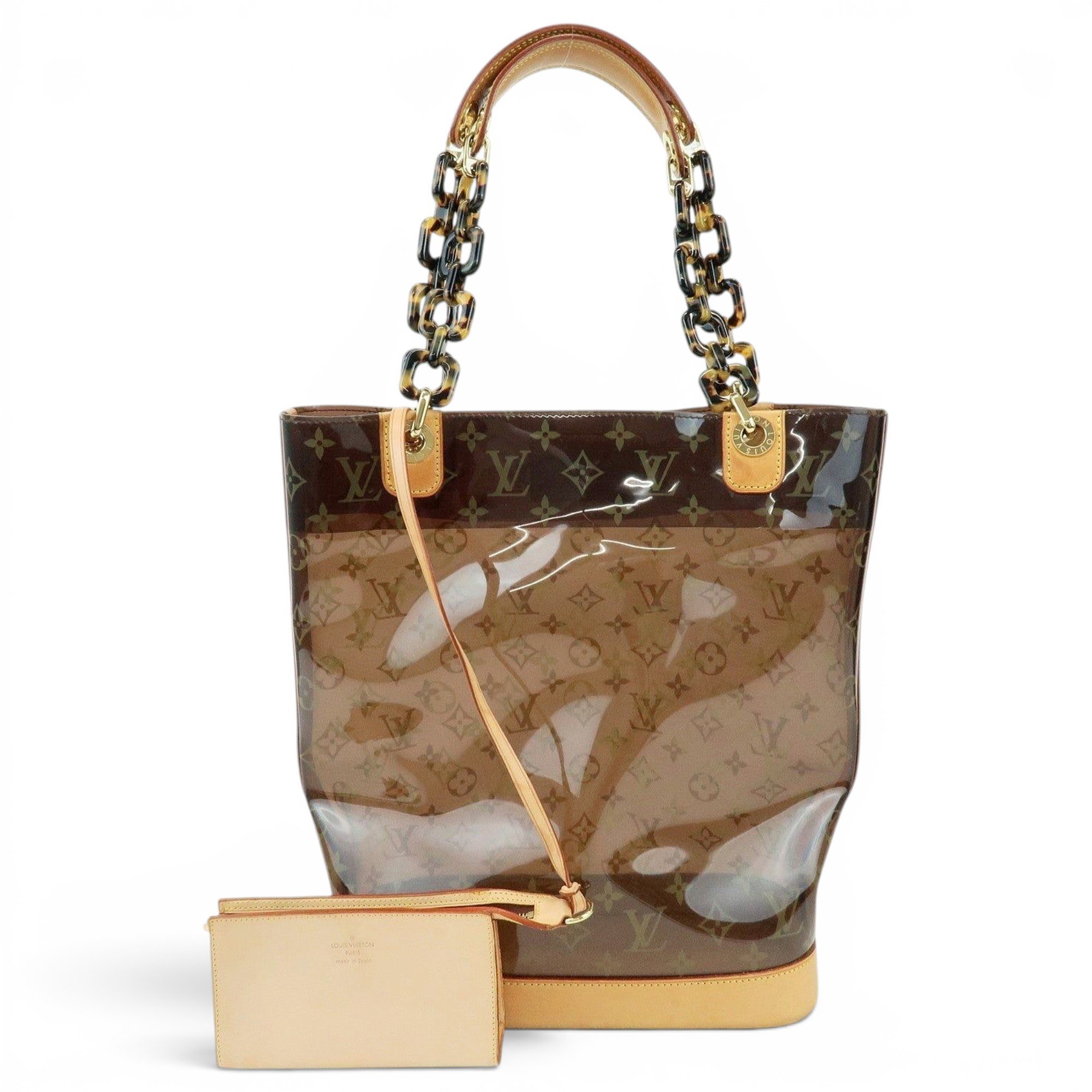 Ambre leather tote