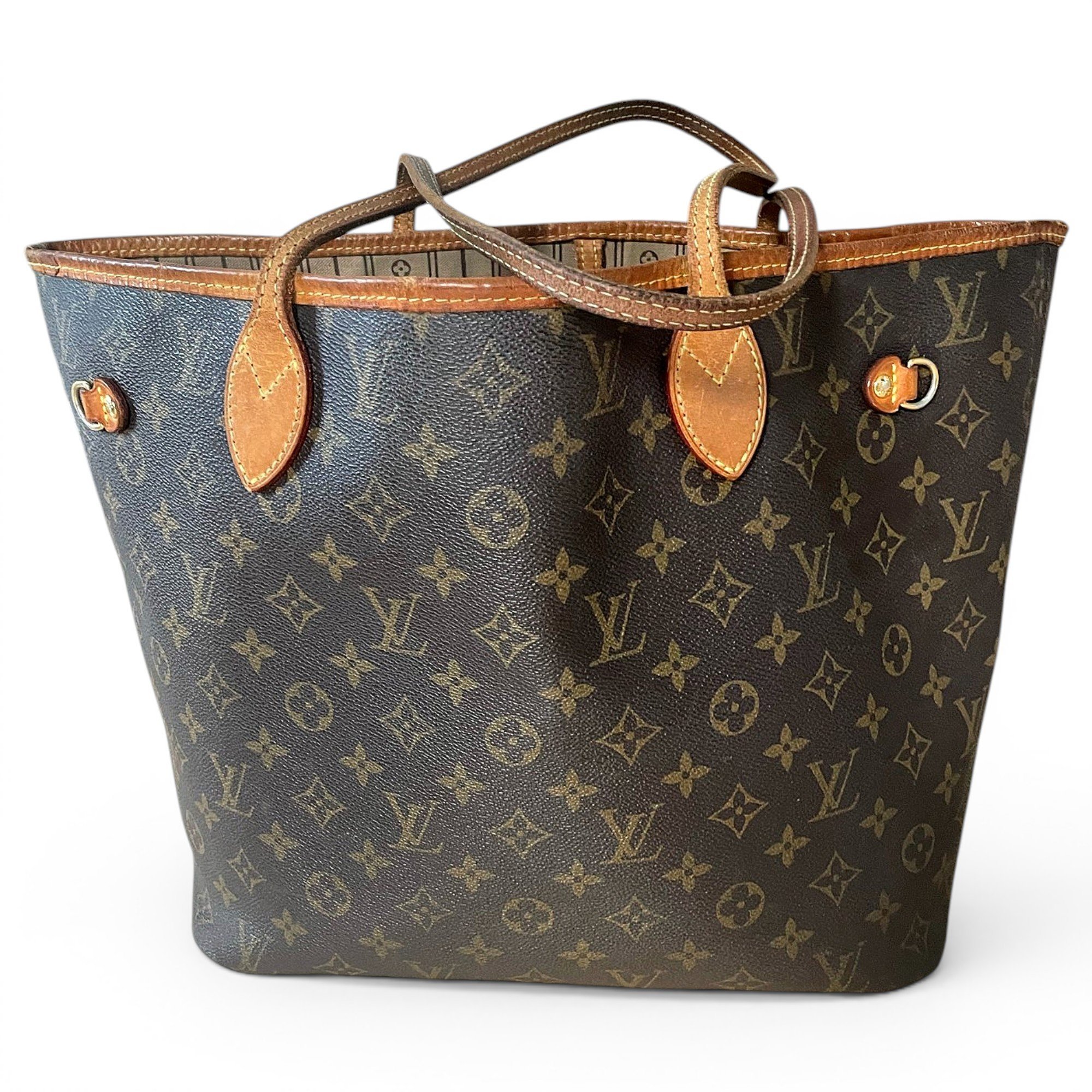 Neverfull leather tote