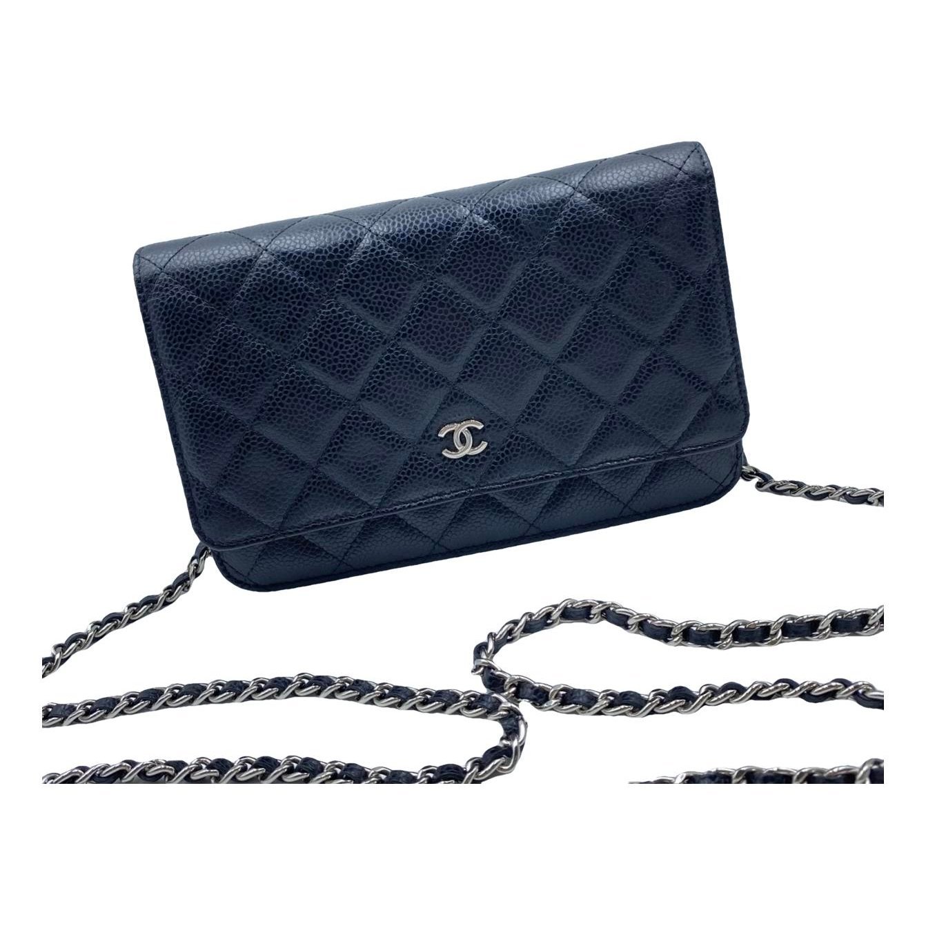 Wallet On Chain Timeless/Classique leather handbag